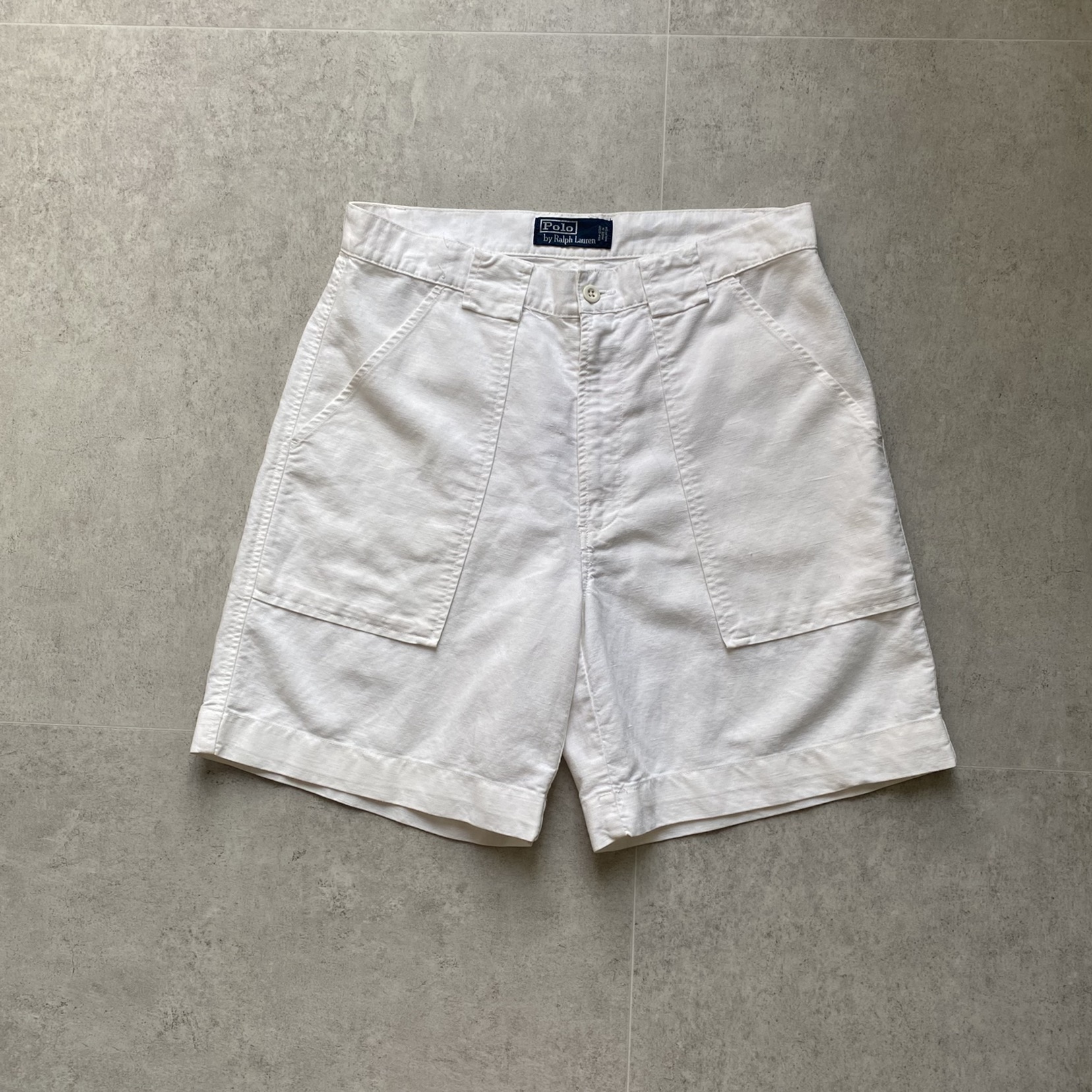 Polo Ralph Lauren Linen Blended White Carpenter Shorts 31(30) - 체리피커