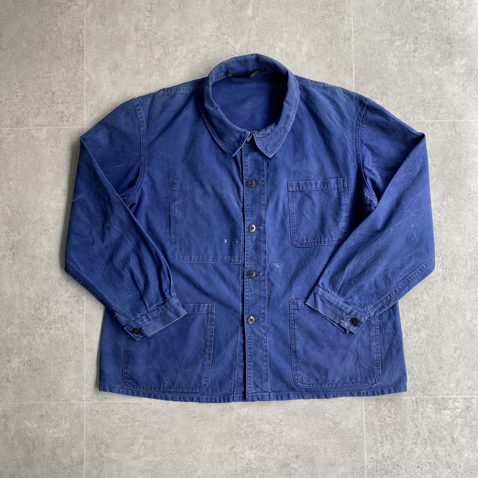 60&#039;s French Work Jacket 105~108 Size #25 - 체리피커