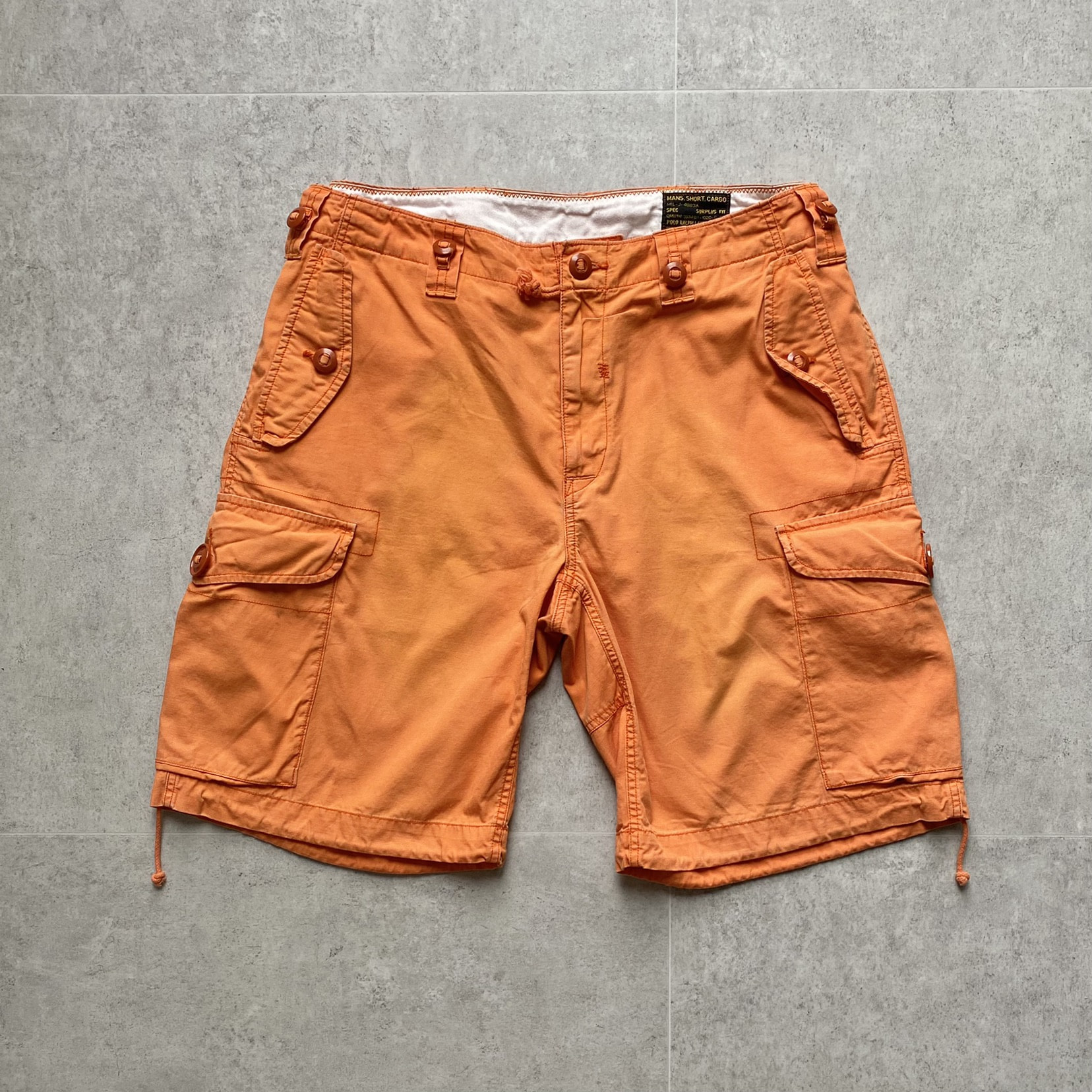 Polo Ralph Lauren Orange Cargo Shorts 33(33~35) - 체리피커