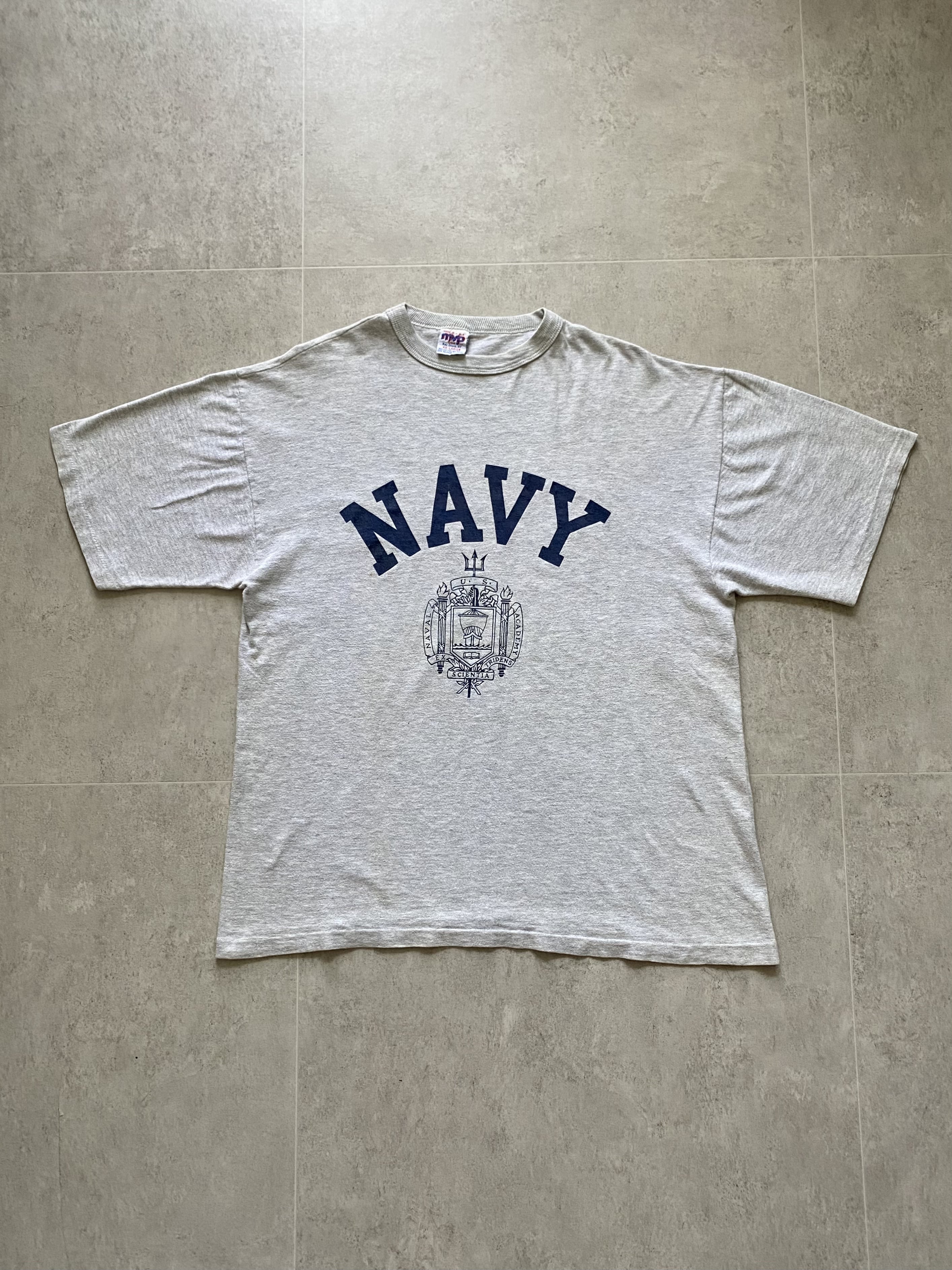 90&#039;s U.S. Naval Academy NAVY T-Shirt 2XL(~105) - 체리피커