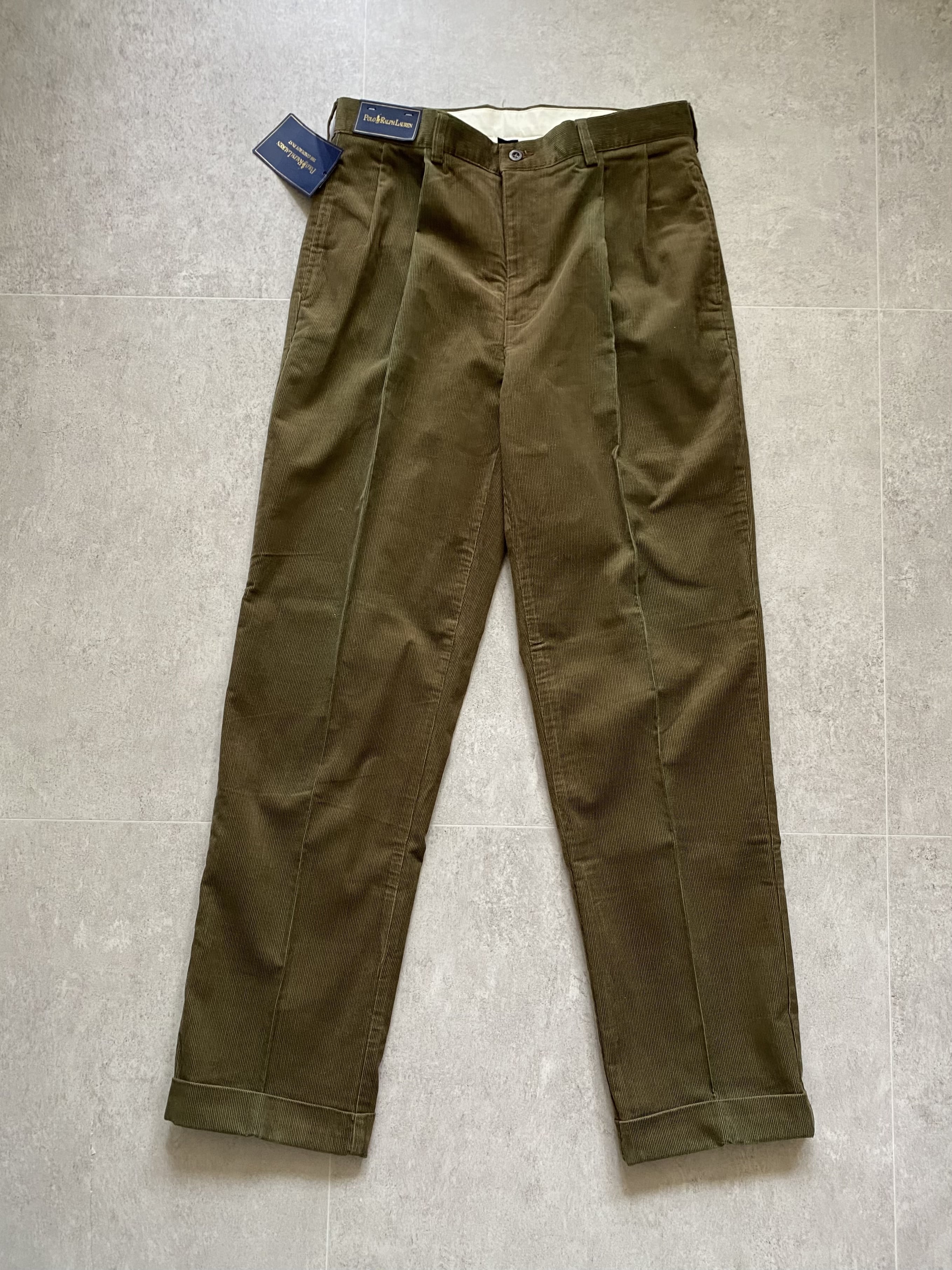 (Deadstock) 00&#039;s Polo Ralph Lauren Corduroy Pants 34 Size - 체리피커