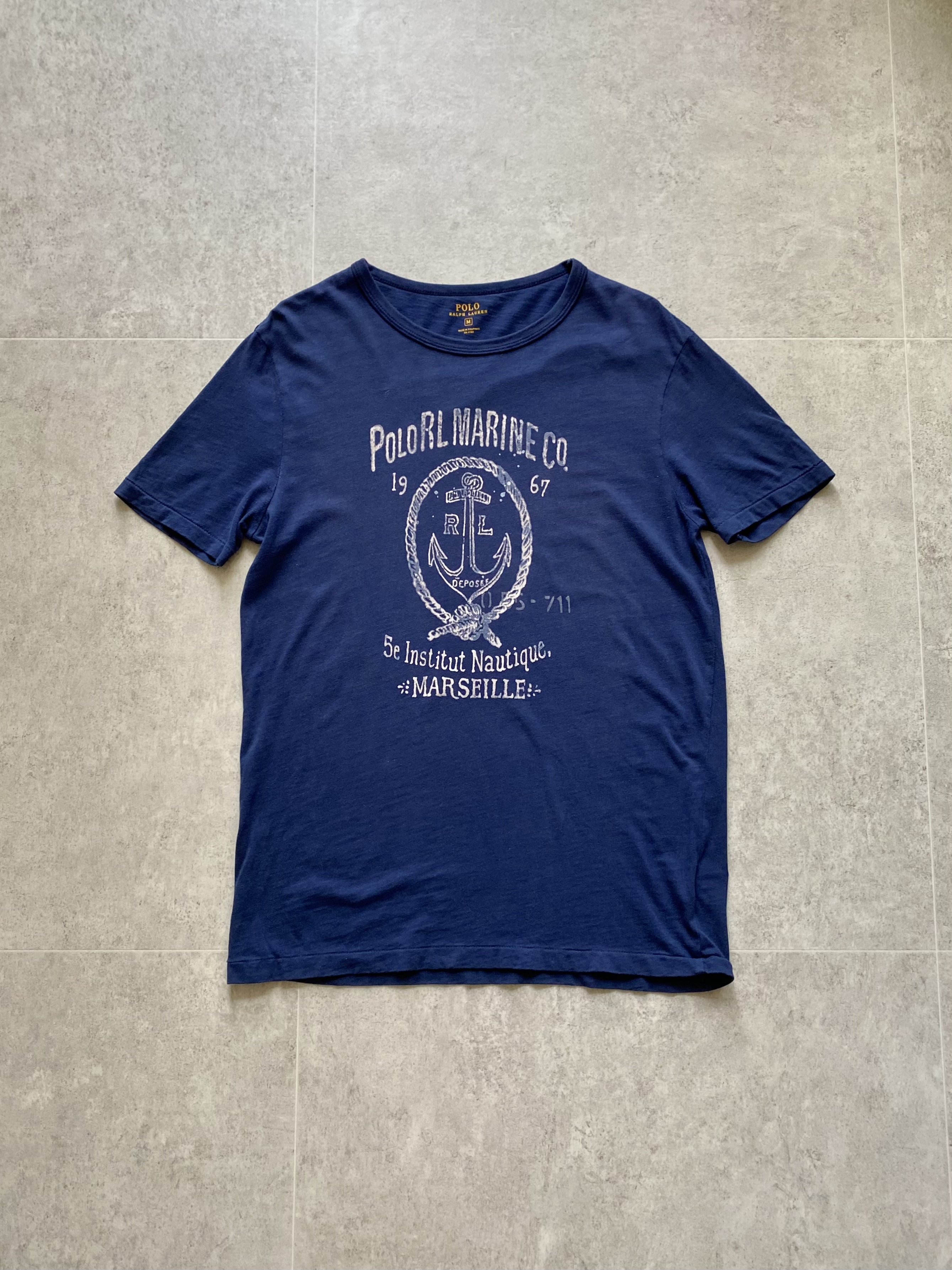 Polo Ralph Lauren Marine Co. Single Stitch T-Shirt M(~100) - 체리피커