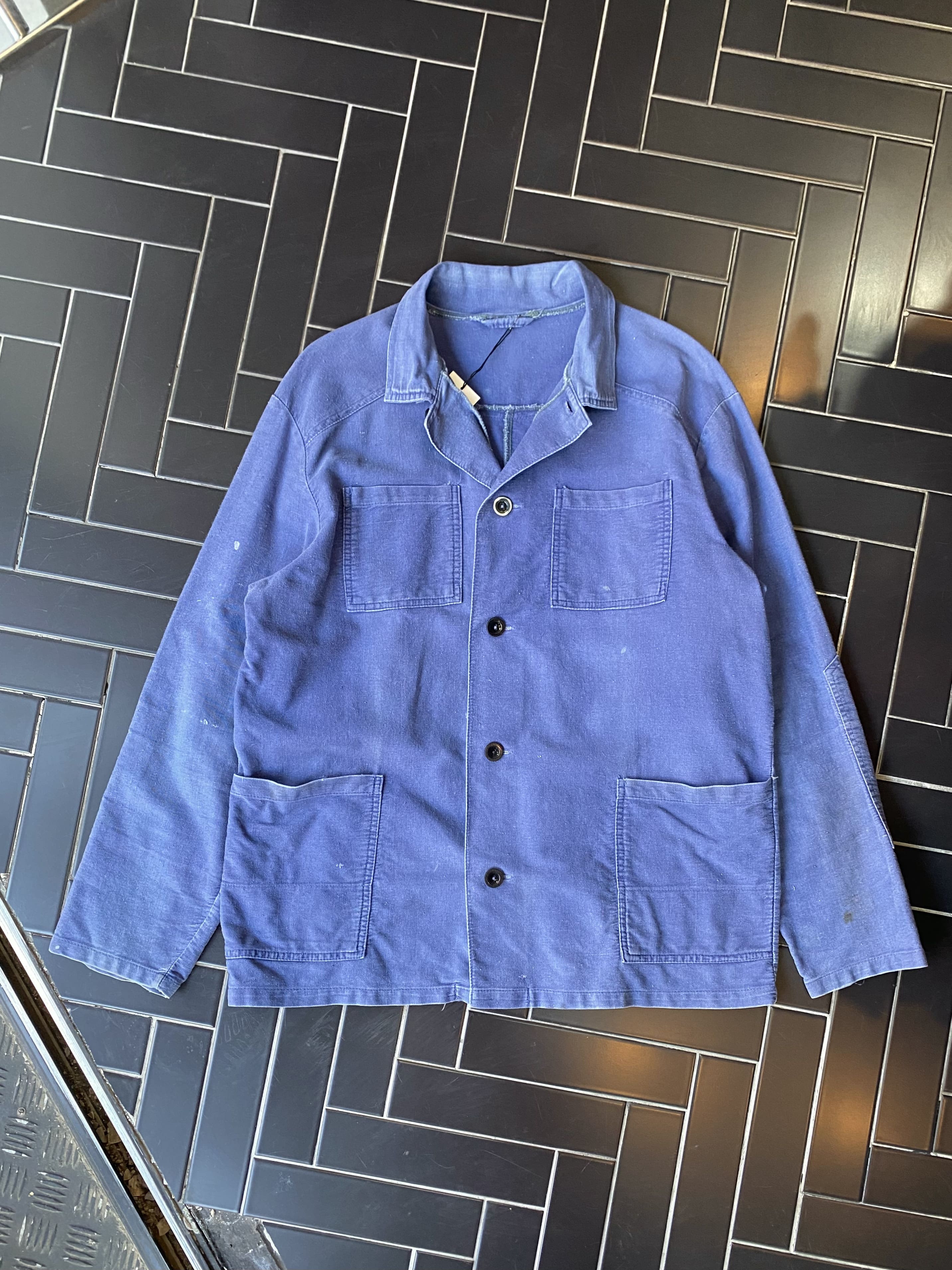 60~70&#039;s French Work Jacket 100~105 Size - 체리피커