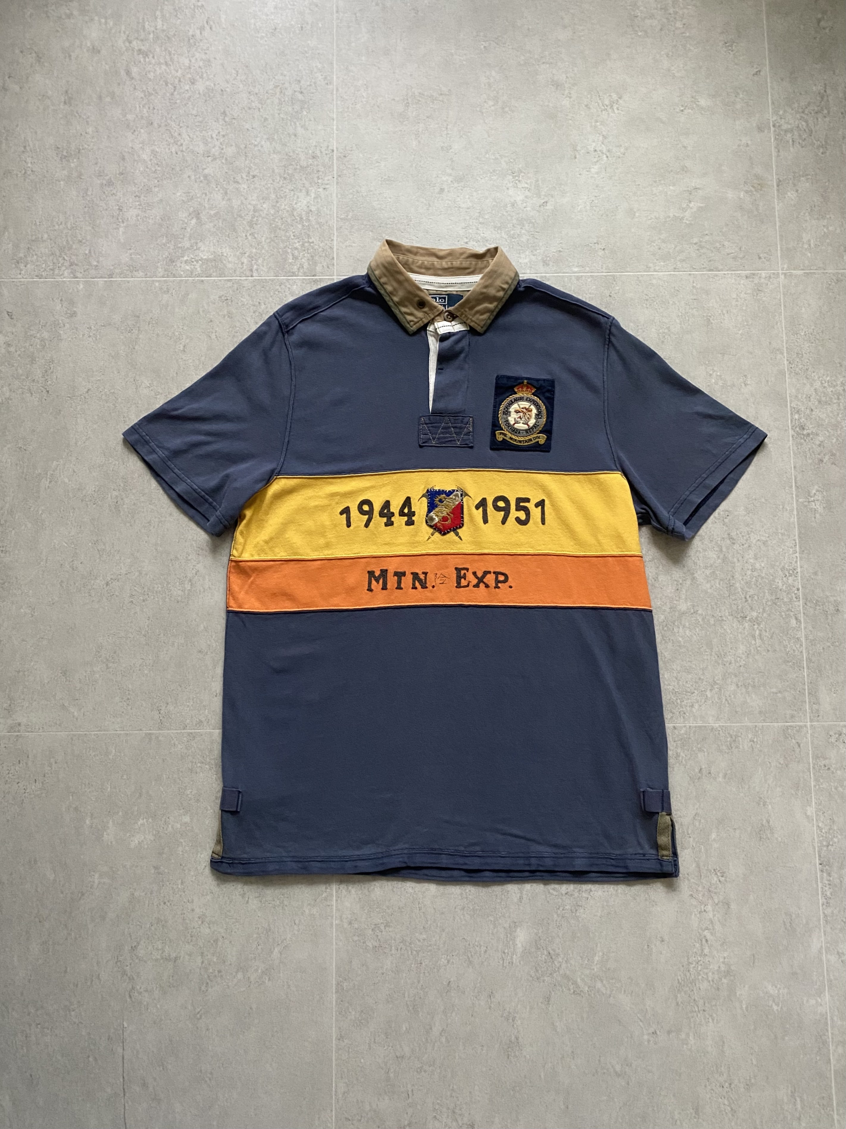 Polo Ralph Lauren Short Slv Rugby Shirt L(100~105) - 체리피커