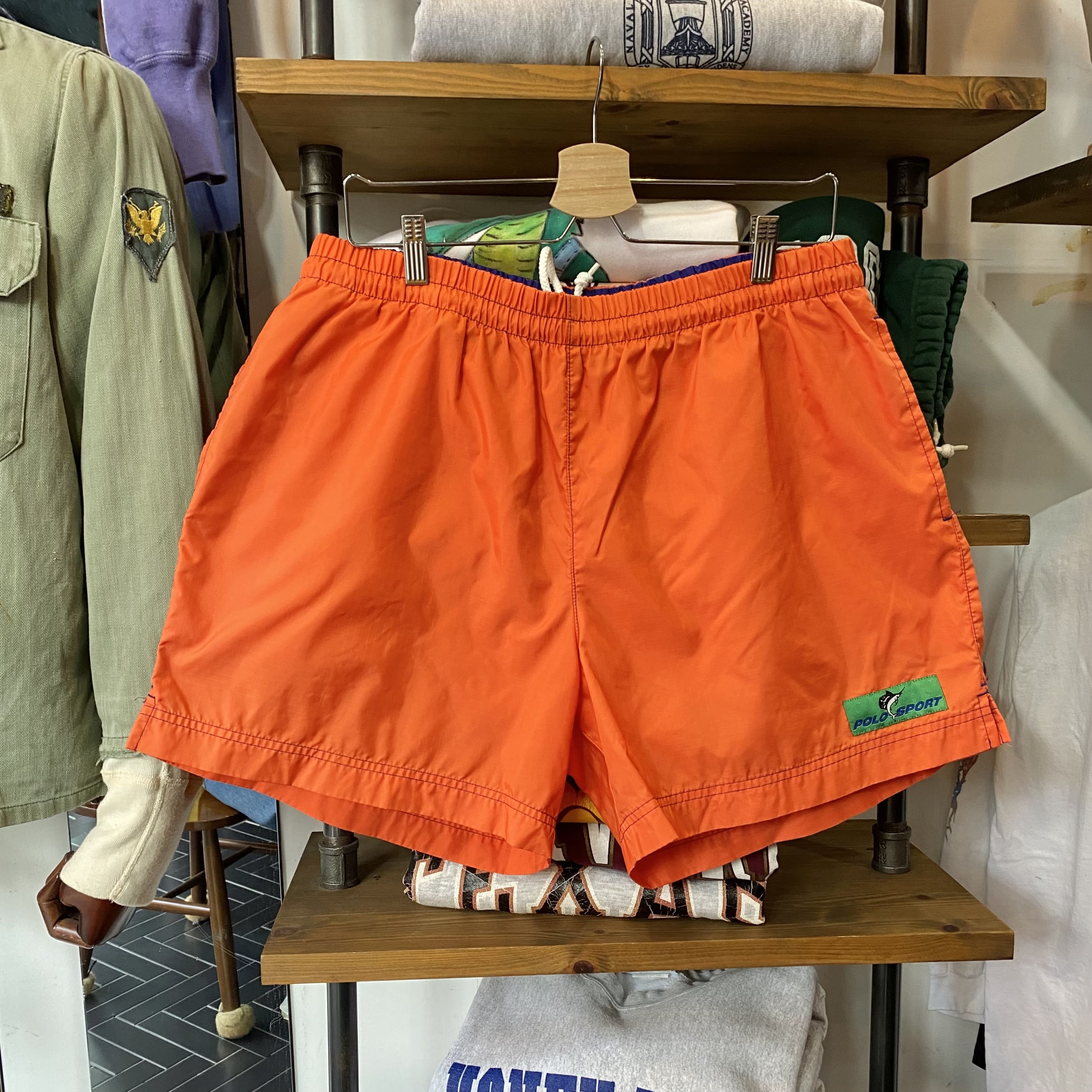 90&#039;s Polo Sport Swim Shorts XL(32~34) - 체리피커
