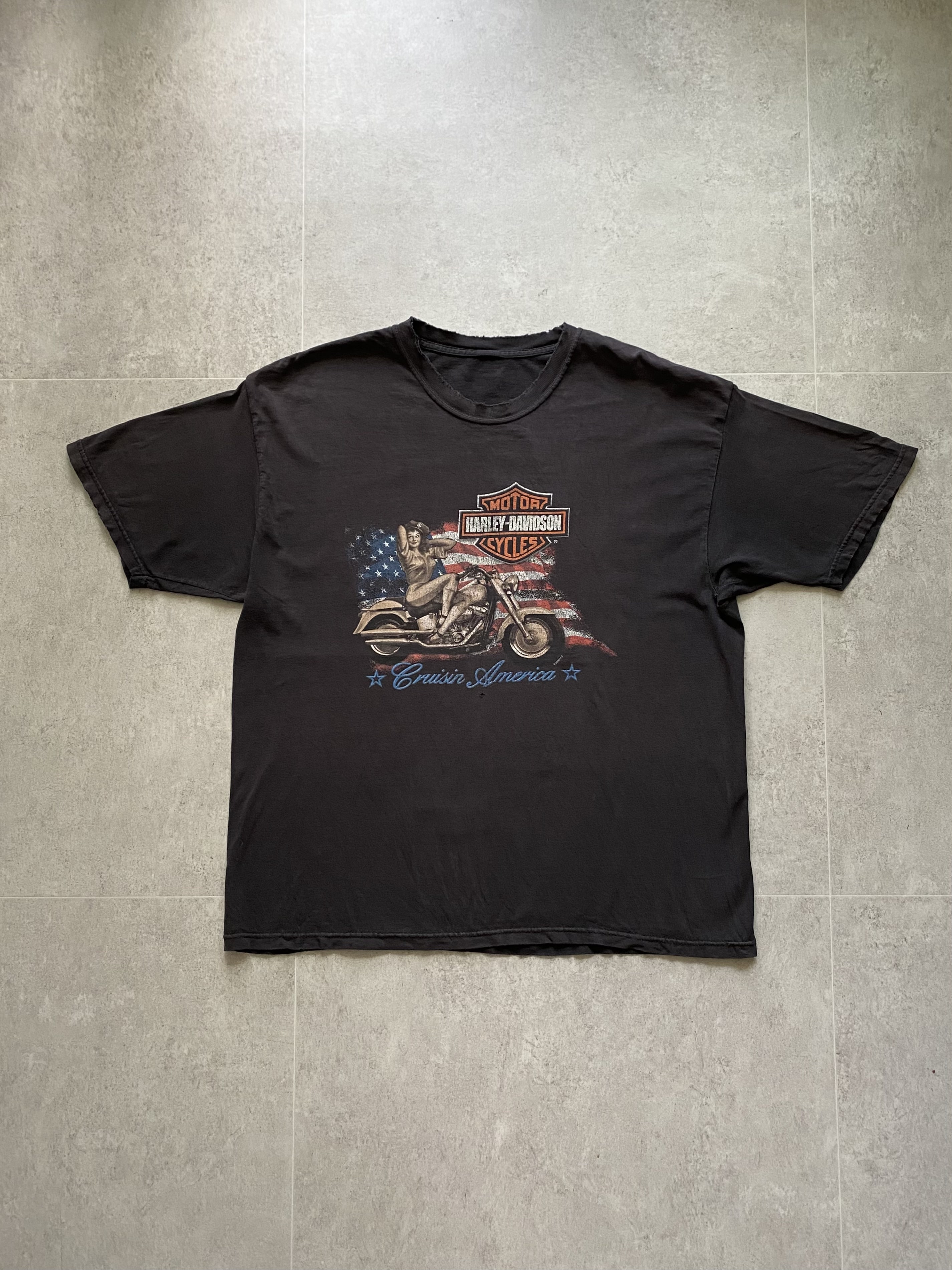 Harley Davidson &#039;RED LODGE, MONTANA&#039; T-Shirt 100~105 Size - 체리피커