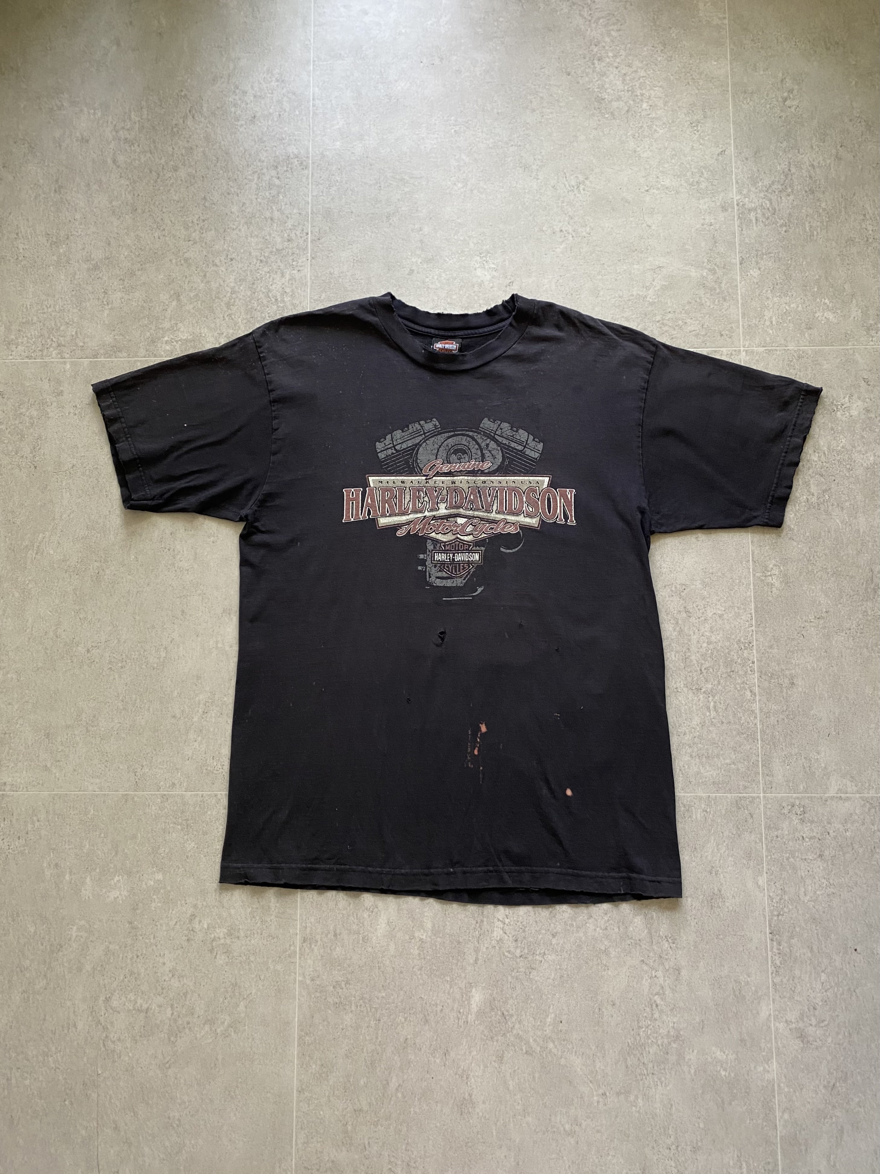 Harley Davidson &#039;BILLINGS, MONTANA&#039; T-Shirt XL(100~105) - 체리피커