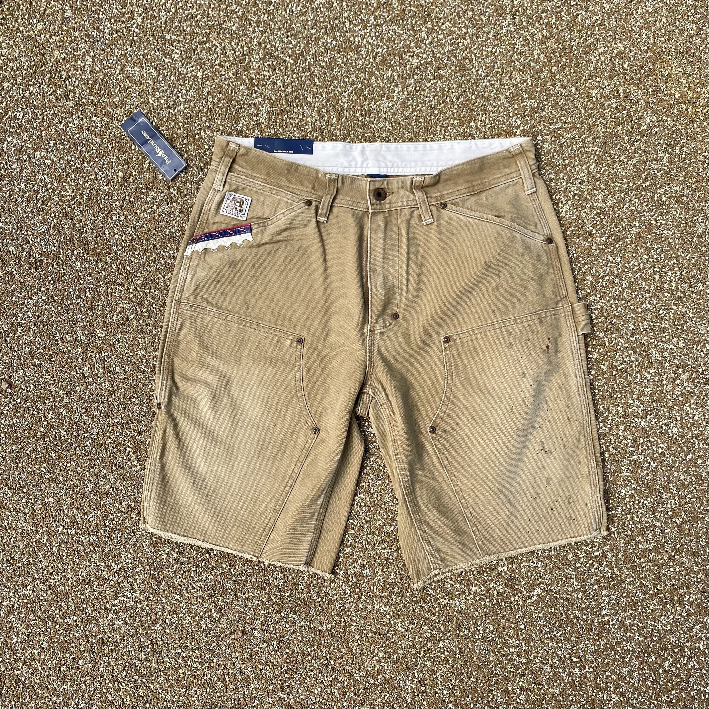 Polo Ralph Lauren Heavy Canvas Carpenter Shorts 32 Size - 체리피커