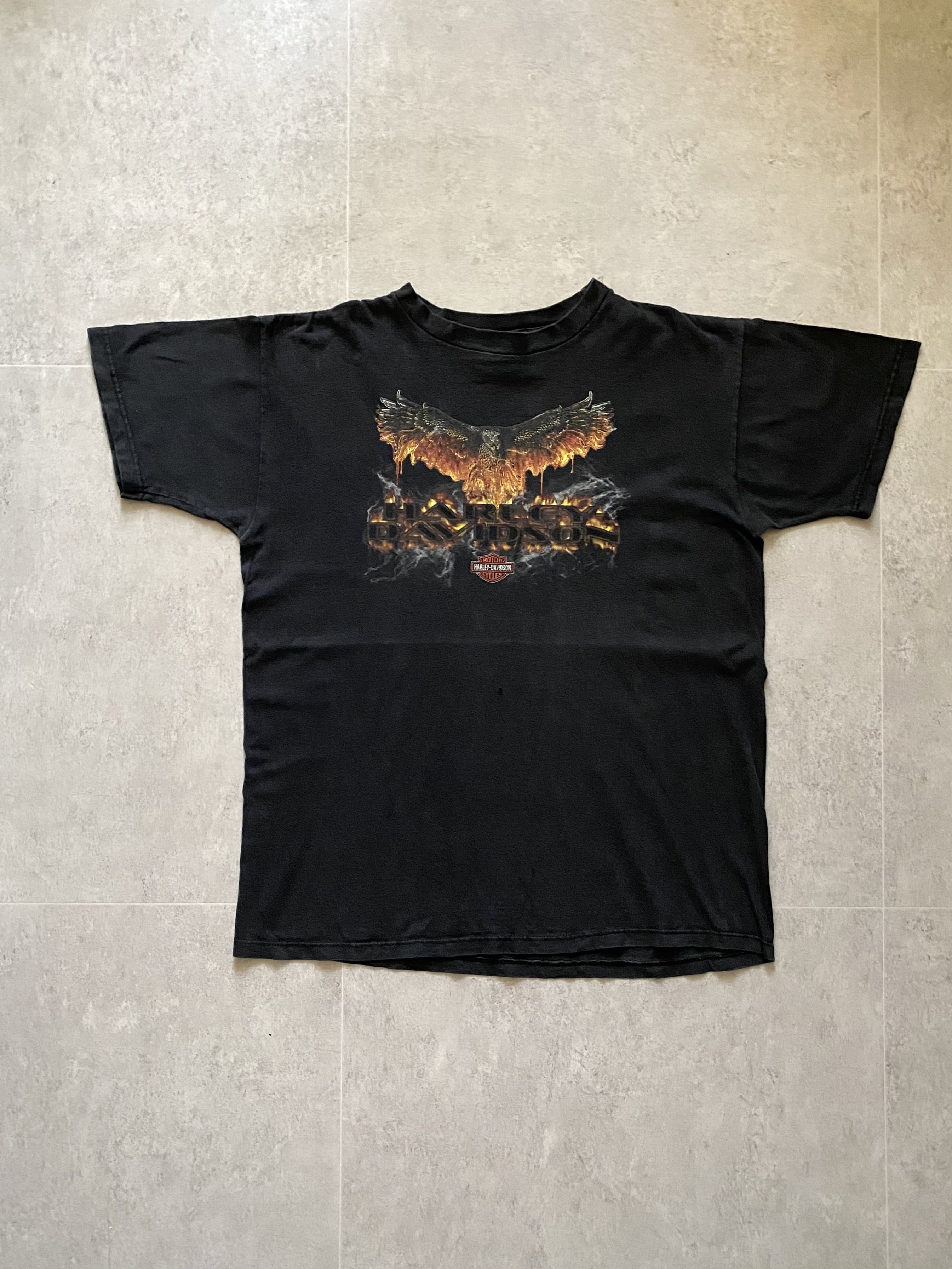 Harley Davidson Print T-Shirt XL(100~105) - 체리피커