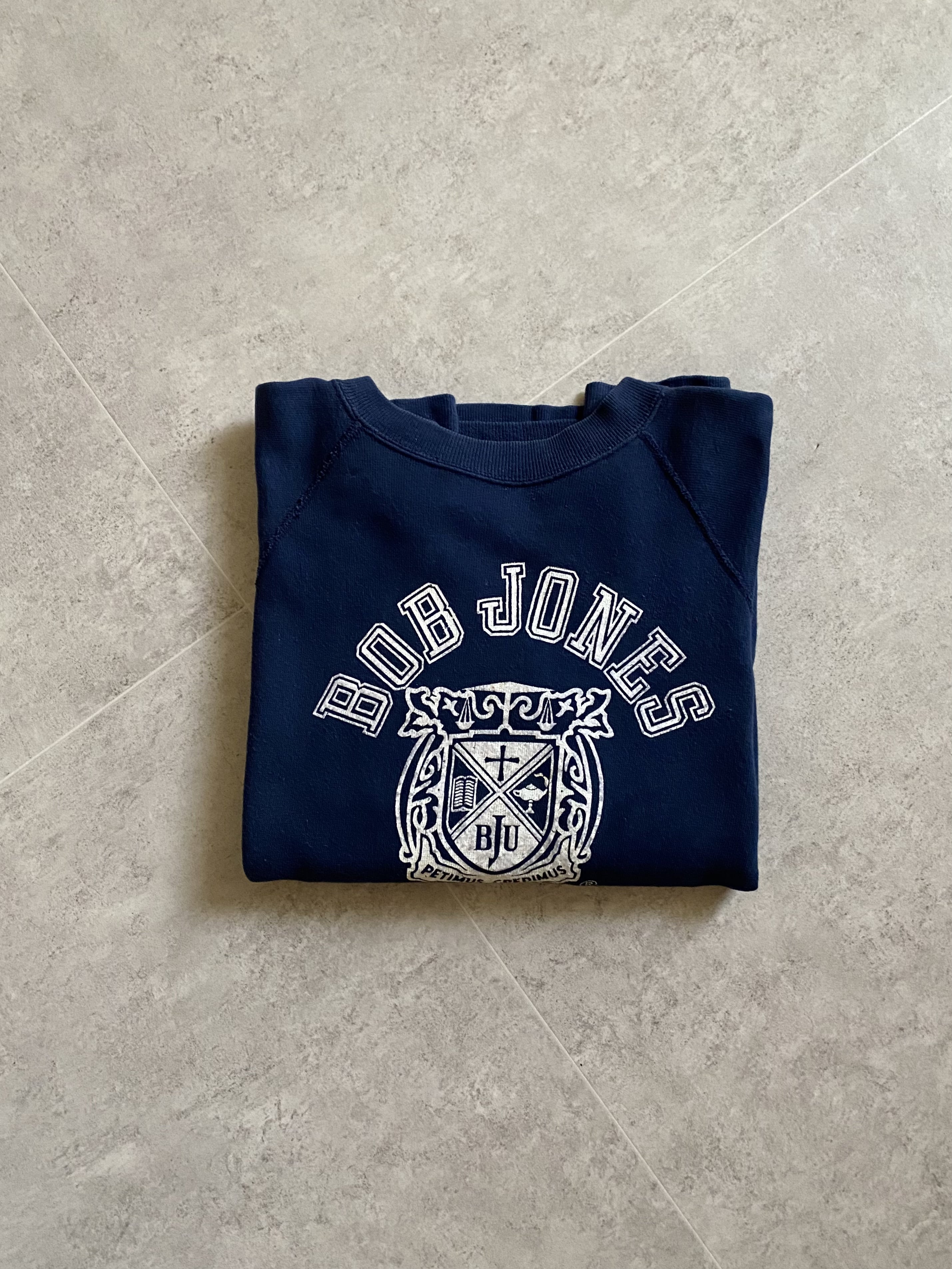 60&#039;s BOB JONES Univ. Sweatshirt 100 - 체리피커