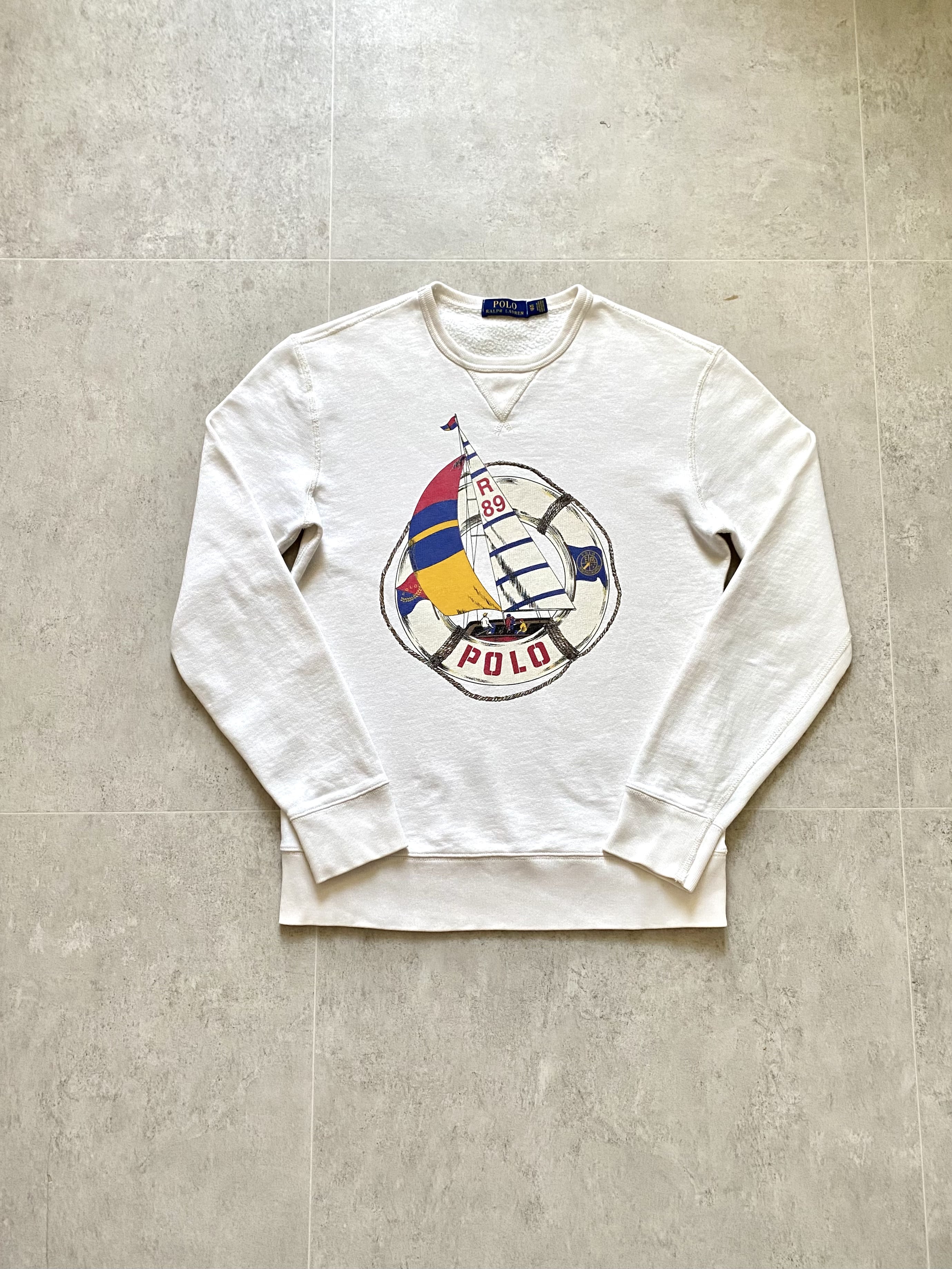 Polo Ralph Lauren Yacht Print Sweatshirt XS(~55.5) - 체리피커