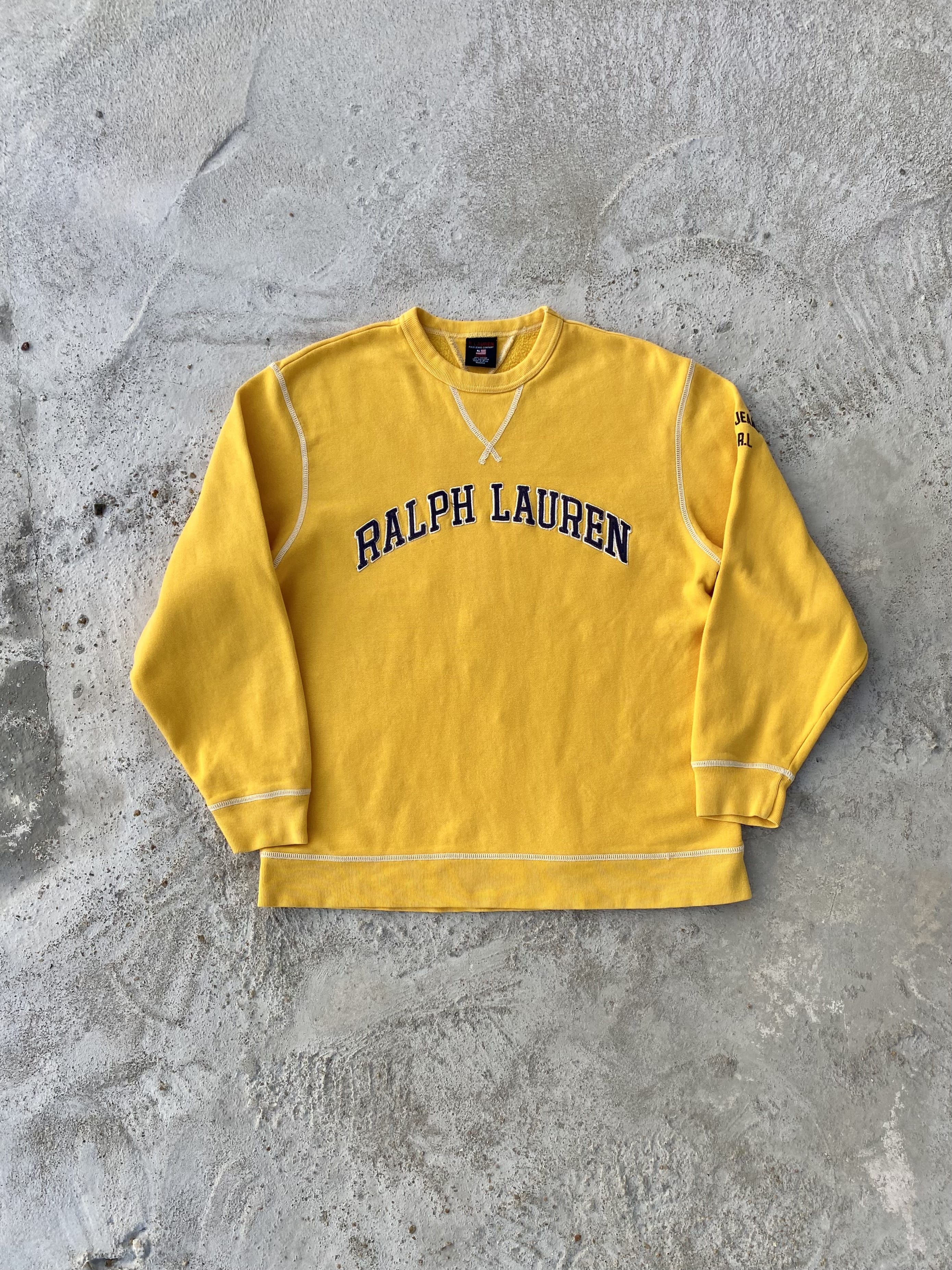 90&#039;s Polo Jeans Spell Out Sweatshirt M(100~105) - 체리피커