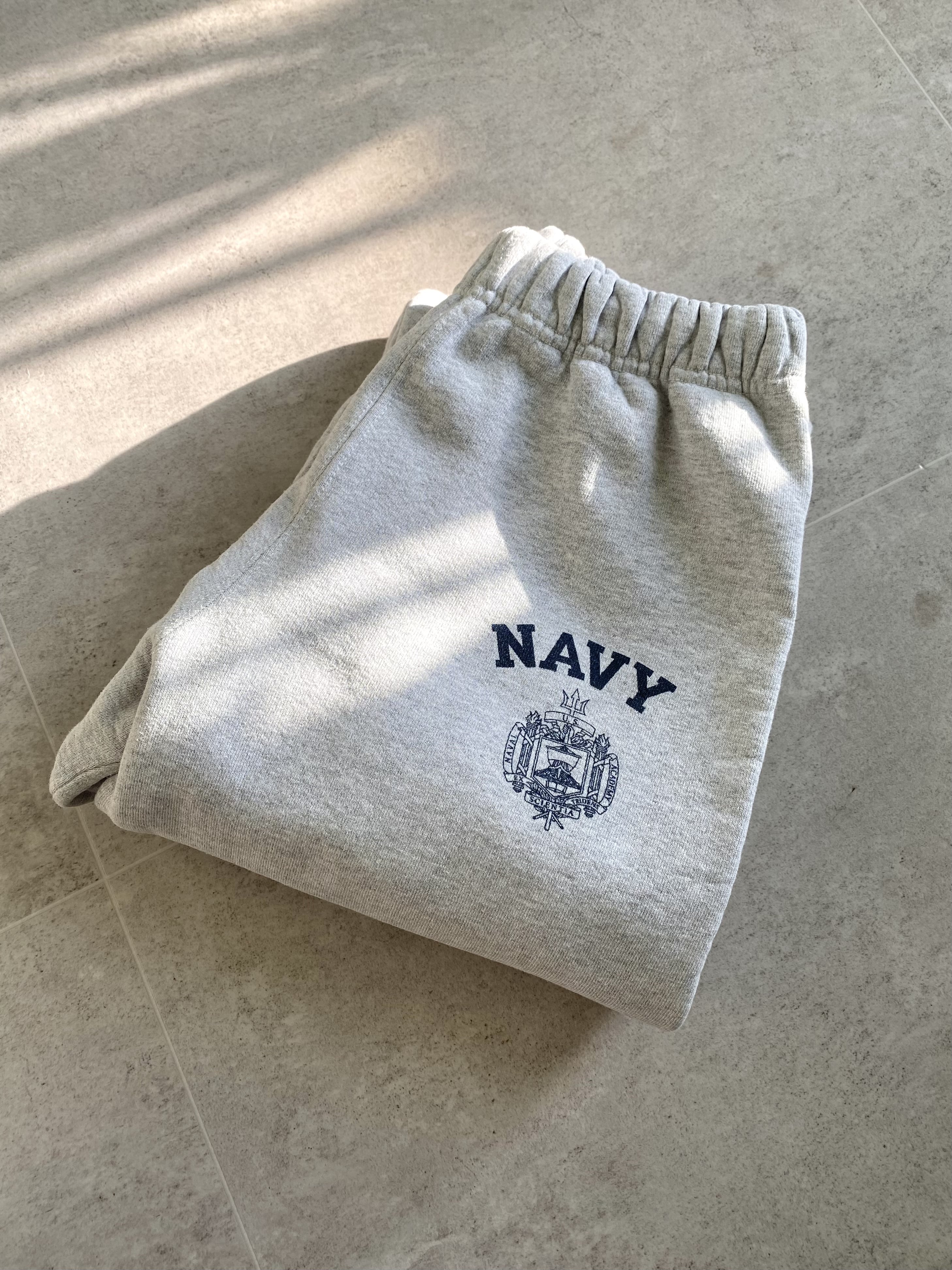90&#039;s U.S. Naval Academy Original Reverse Weave Sweat Pants XS(25~28) - 체리피커