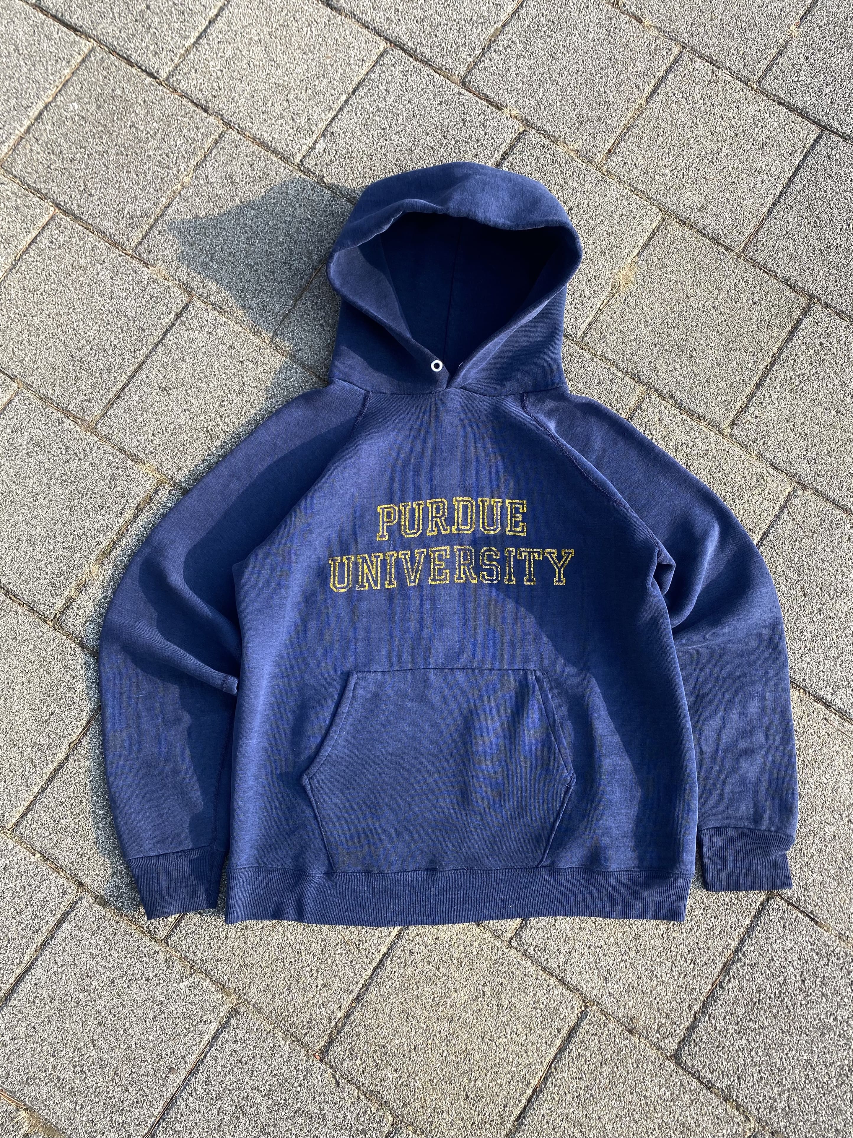 1970&#039;s &#039;PURDUE&#039; Univ. Hood Sweatshirt 100 Size - 체리피커