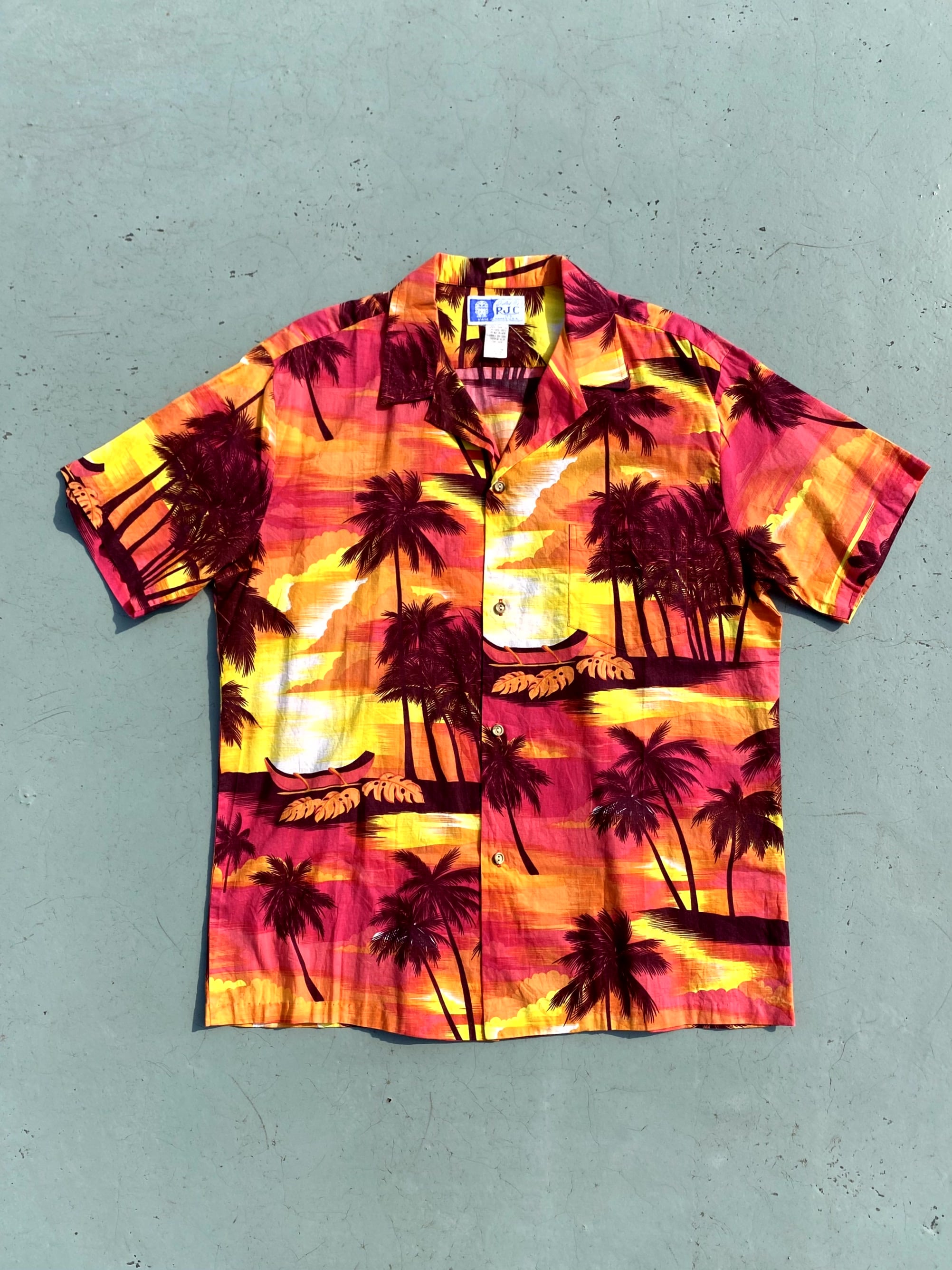 80&#039;s RJC Hawaiian Shirt XL(100~105) Made In Hawaii U.S.A. - 체리피커