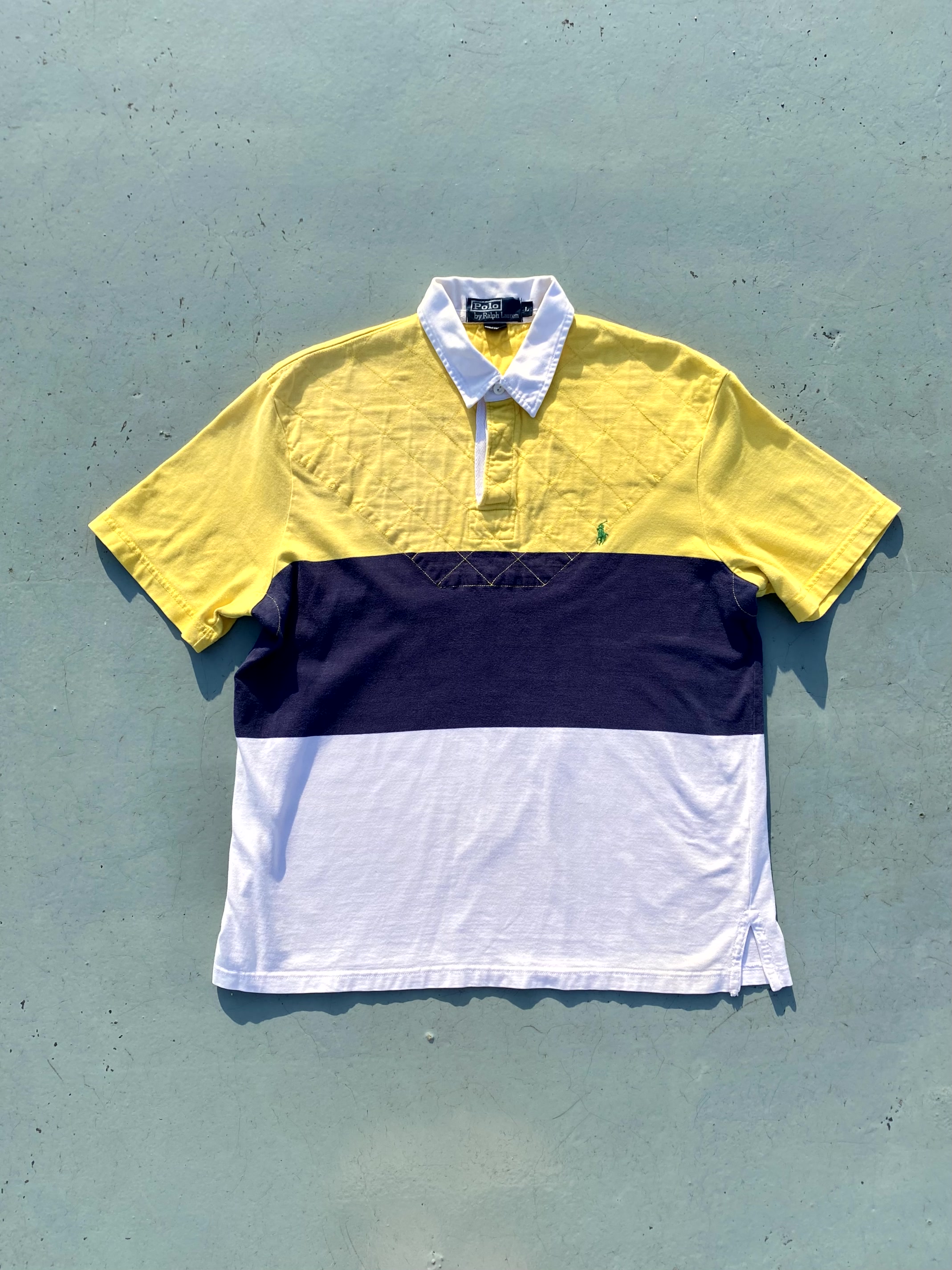 Polo Ralph Lauren 3 Block Rugby Shirt L(100~105) - 체리피커