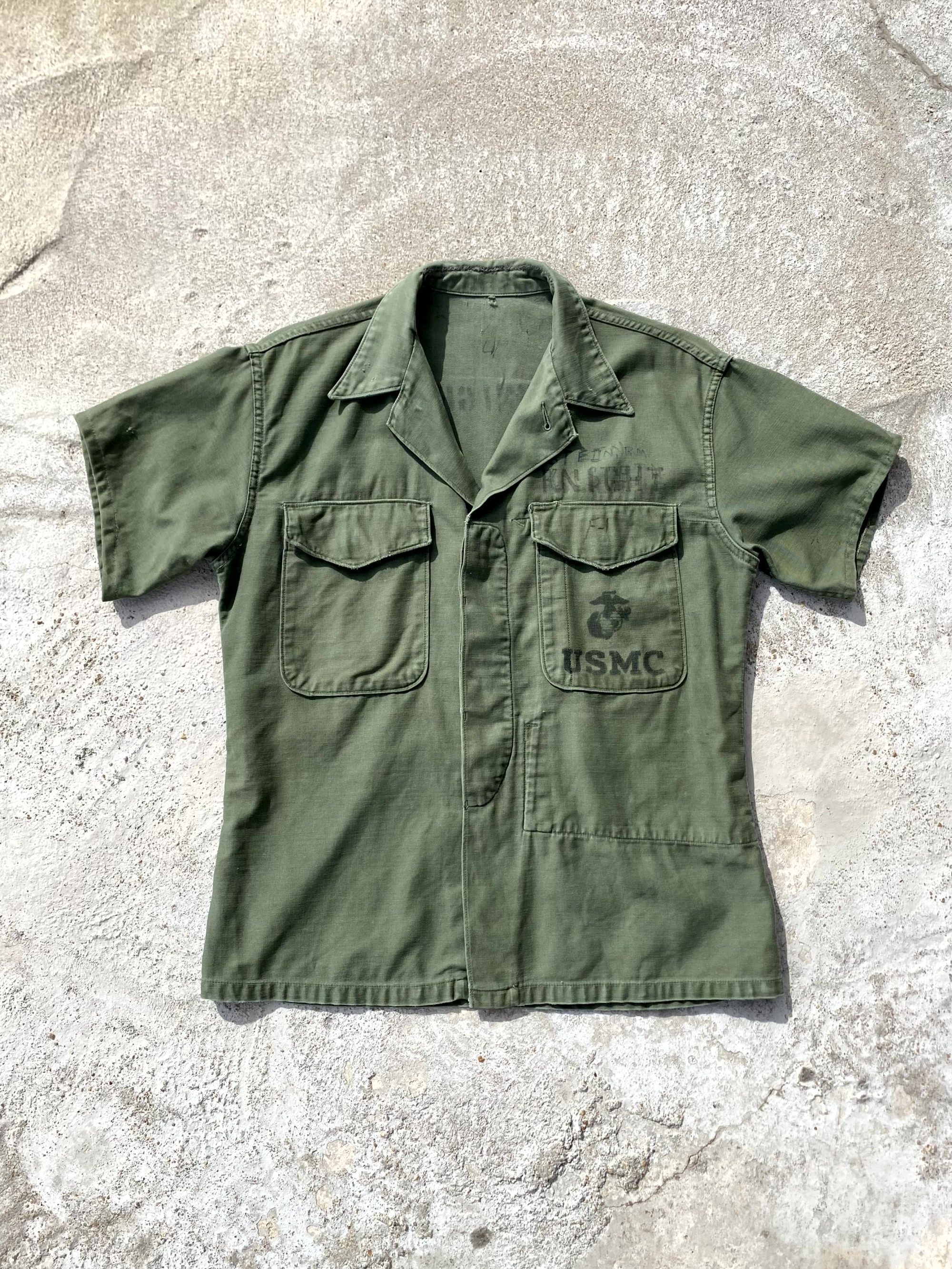 50&#039;s USMC P-56 Utility Shirt 100~103 Size - 체리피커