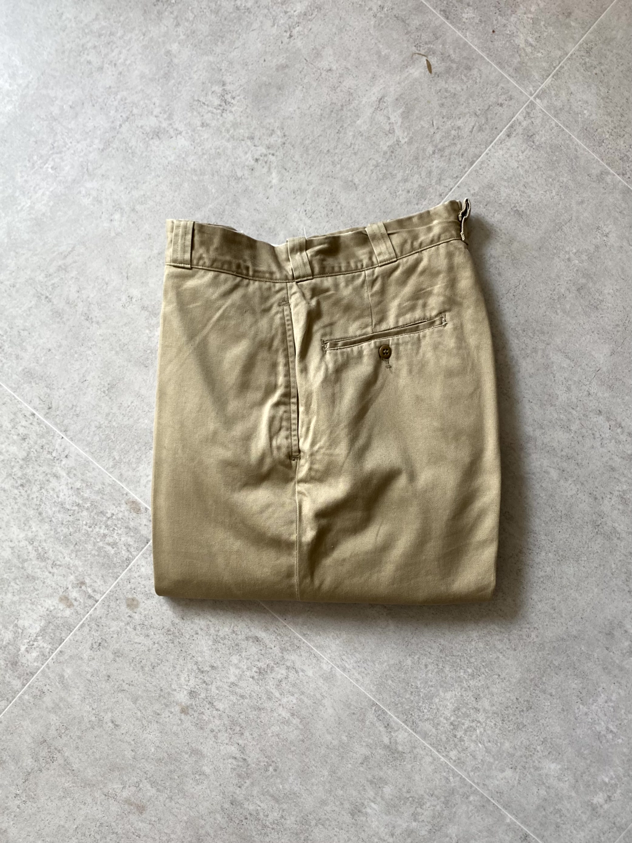 60&#039;s U.S. Army Khaki Officer Trousers 30~31 Size - 체리피커