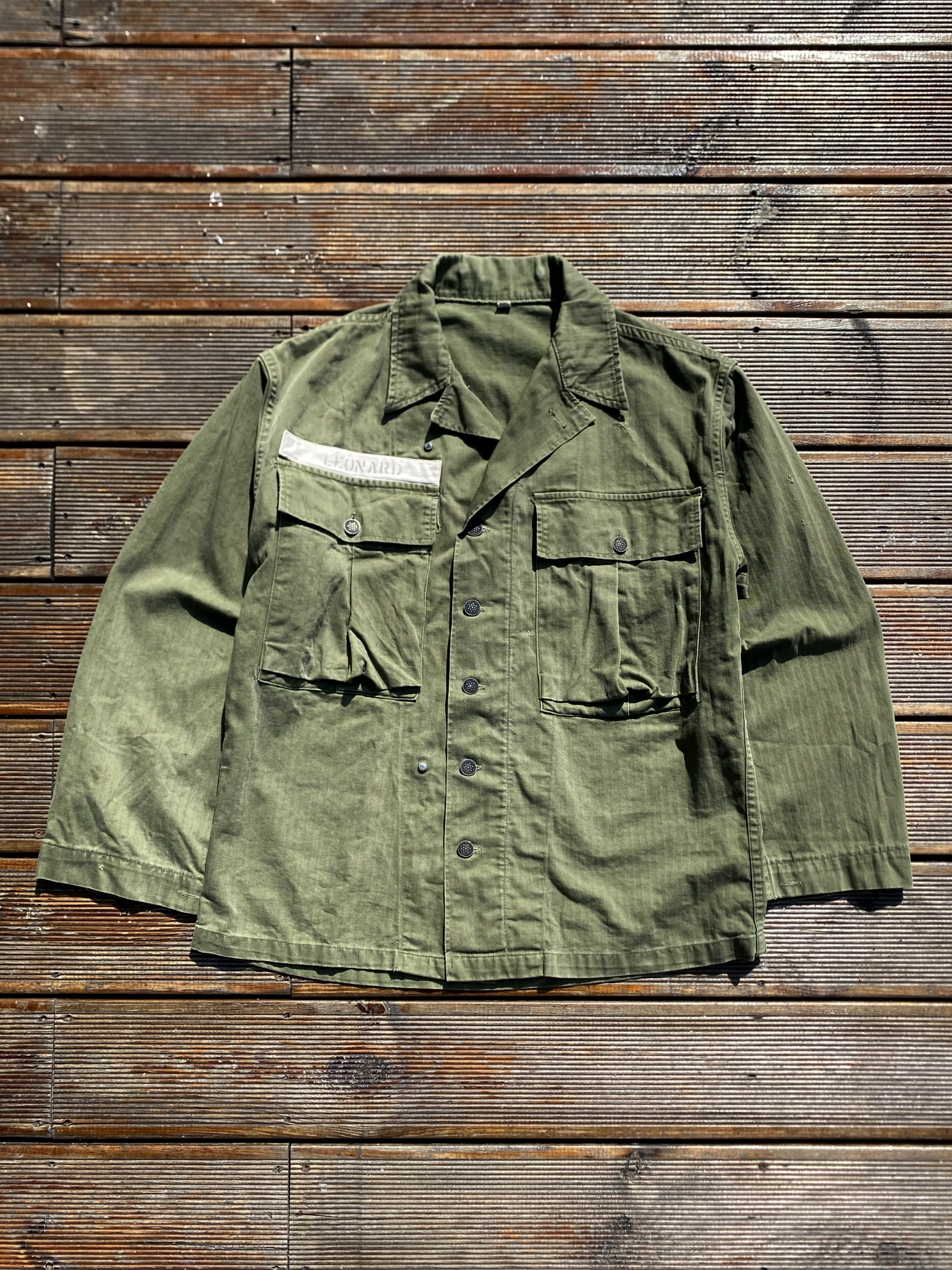 40&#039;s U.S. Army M-43 HBT Shirt 38R(~105) - 체리피커