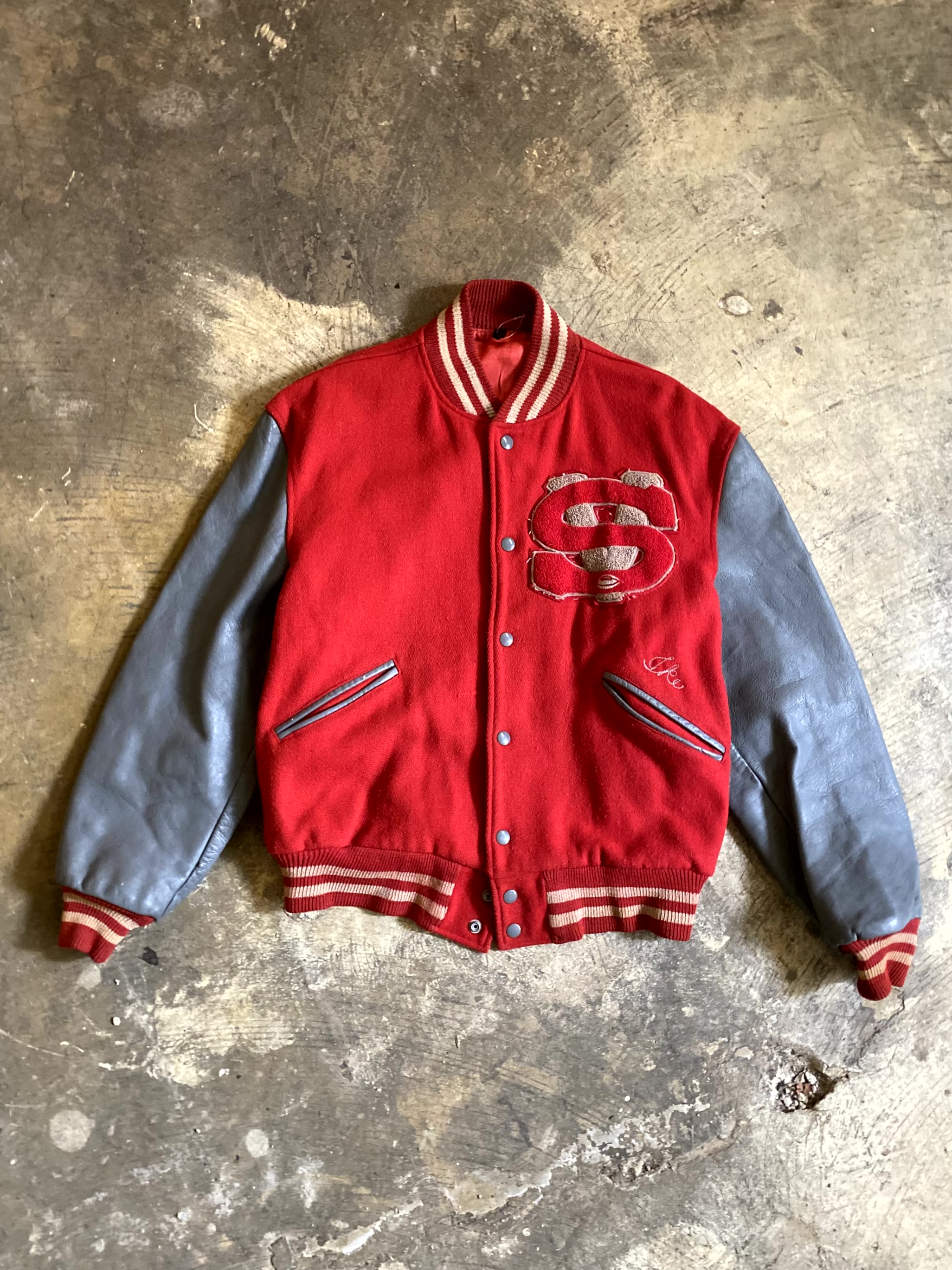 60&#039;s Butwin Ohio State High School Varsity Jacket 100~103 Size - 체리피커