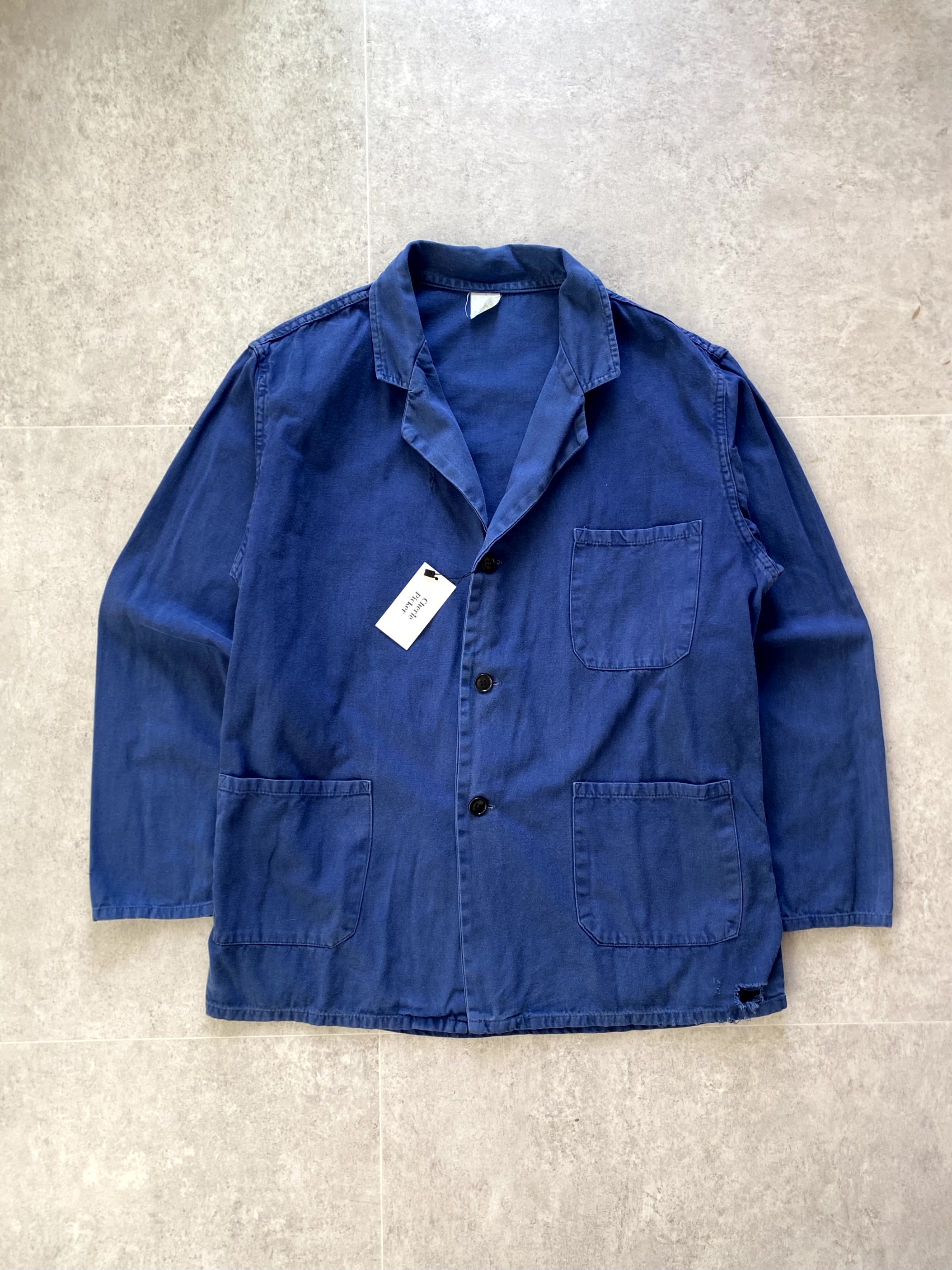 Vintage French Work Jacket 100~105 Size #9 - 체리피커