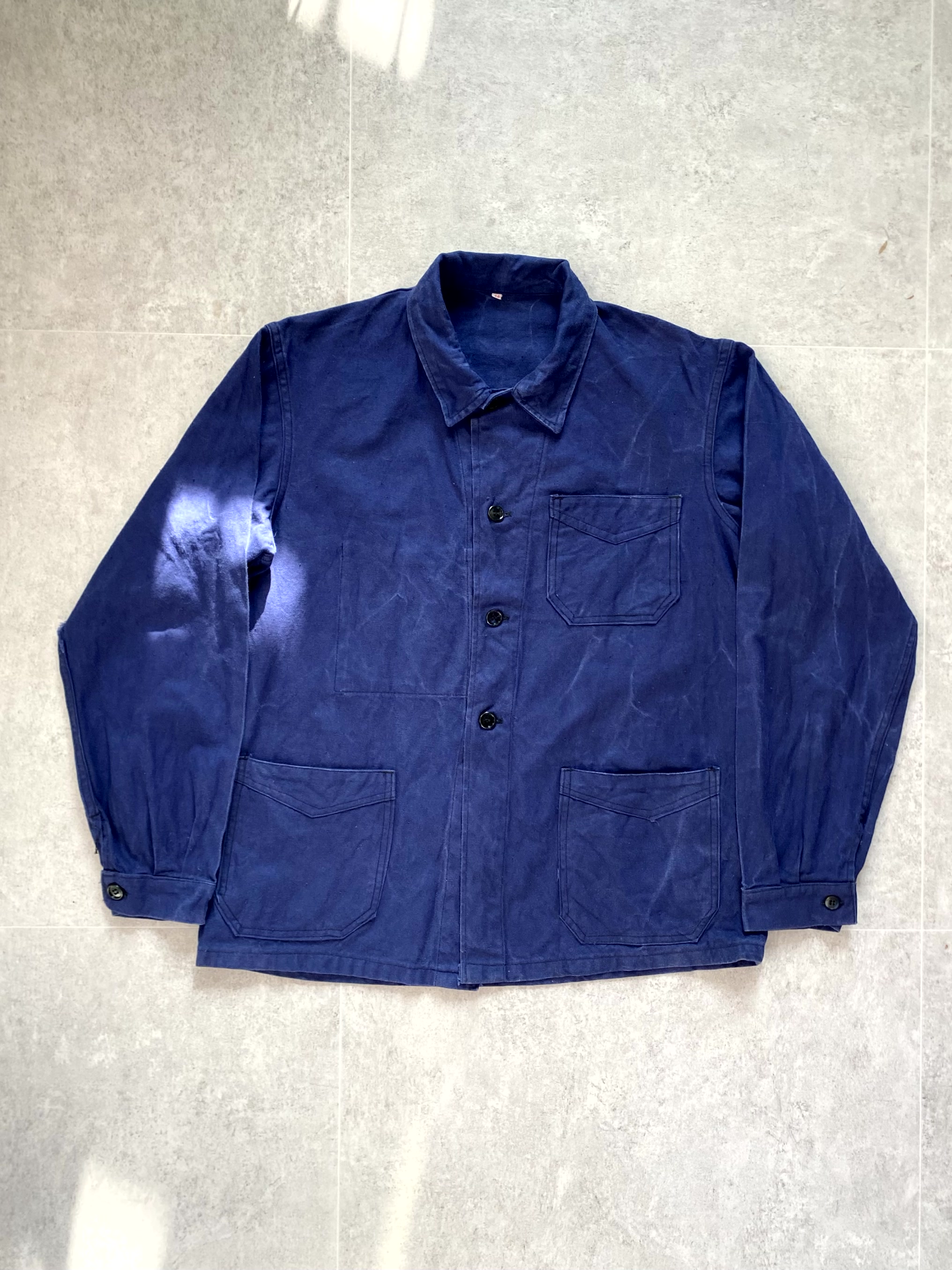 Vintage French Work Jacket 100~105 Size #3 - 체리피커