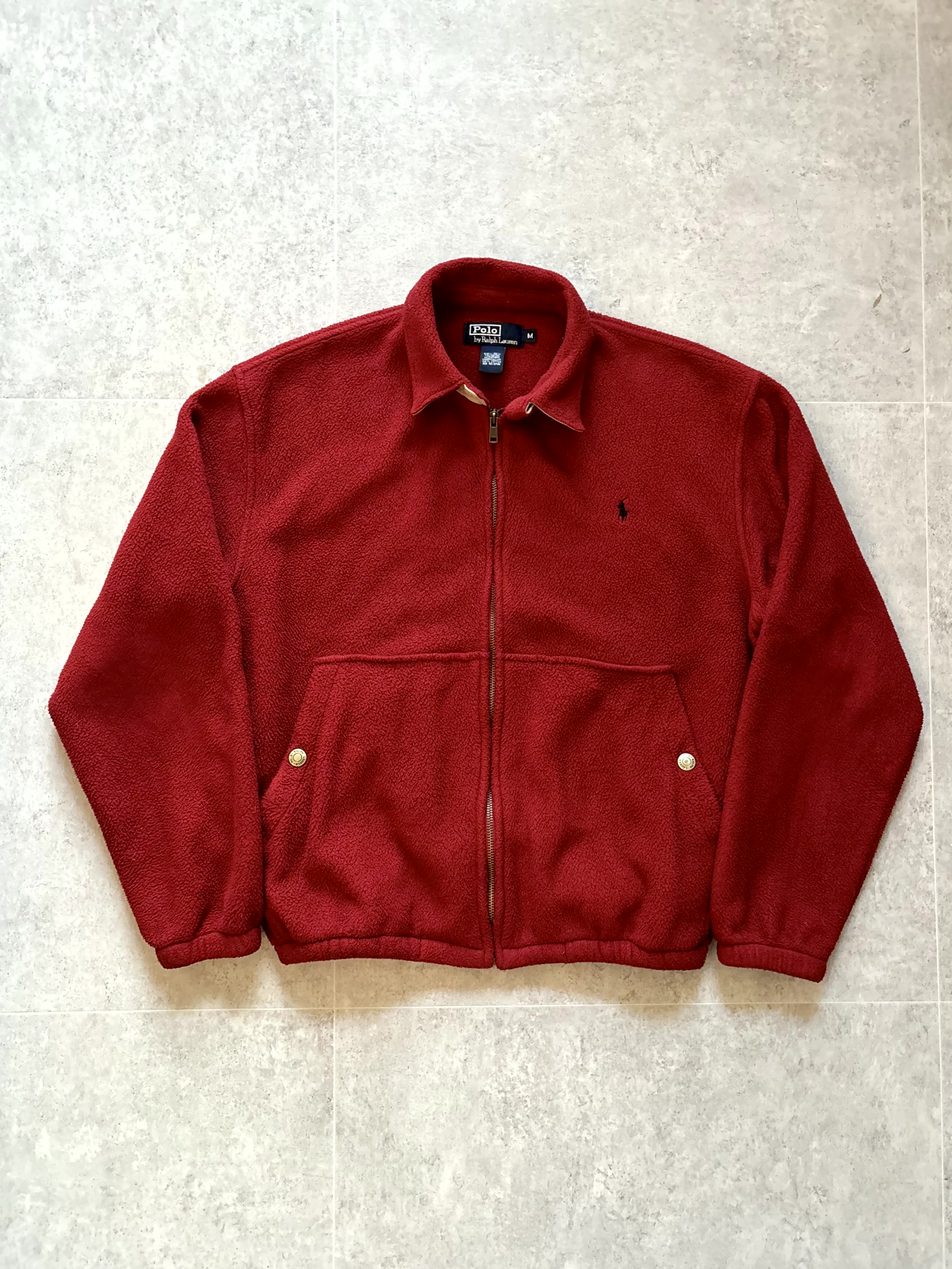 Polo Ralph Lauren Red Fleece Jacket M(100~105) - 체리피커