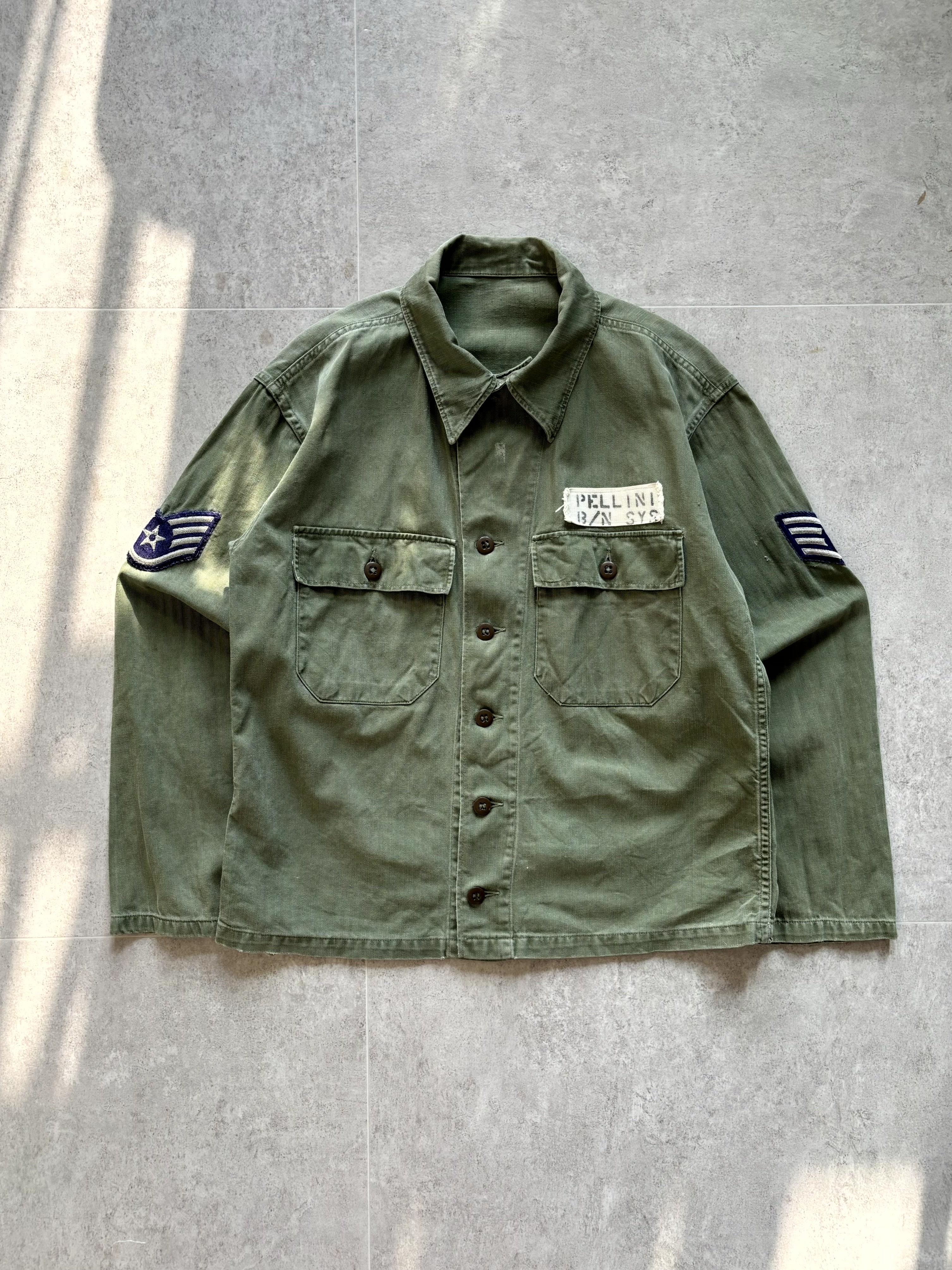 50&#039;s U.S. Air Force M-47 HBT Shirt 100 Size - 체리피커