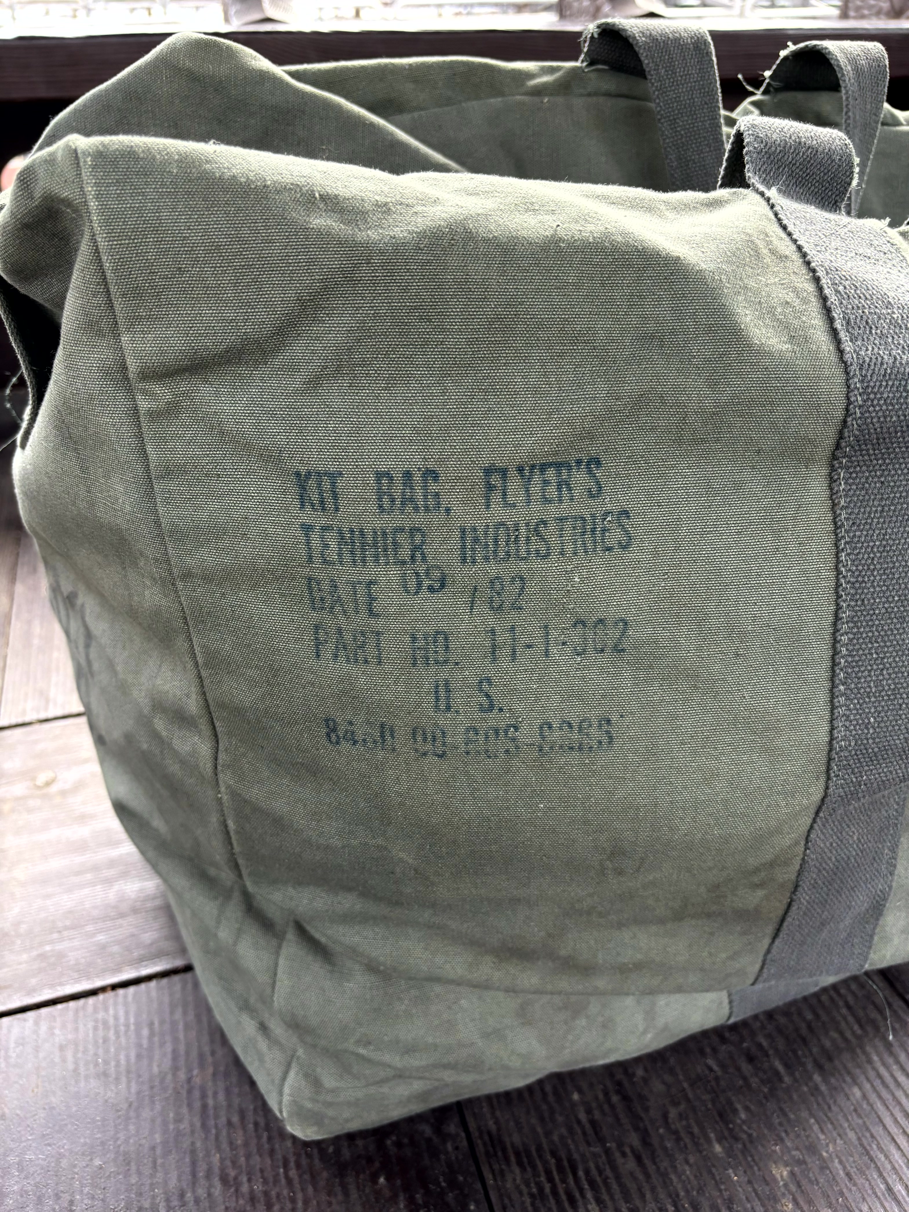 80&#039;s U.S. Air Force Flyers Kit Bag - 체리피커