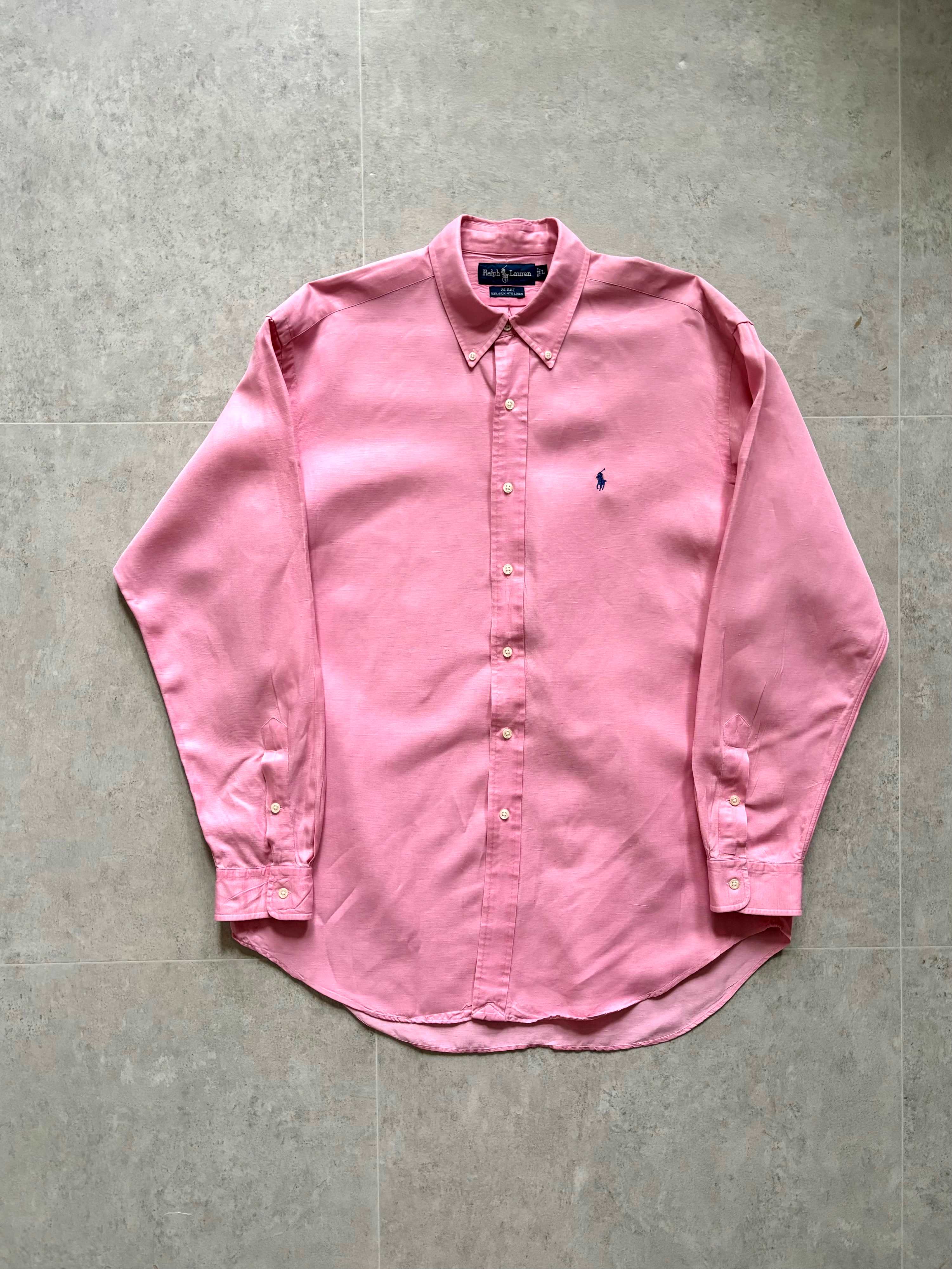 90&#039;s Polo Ralph Lauren &#039;BLAKE&#039; Button Down Shirt L(105~108) - 체리피커