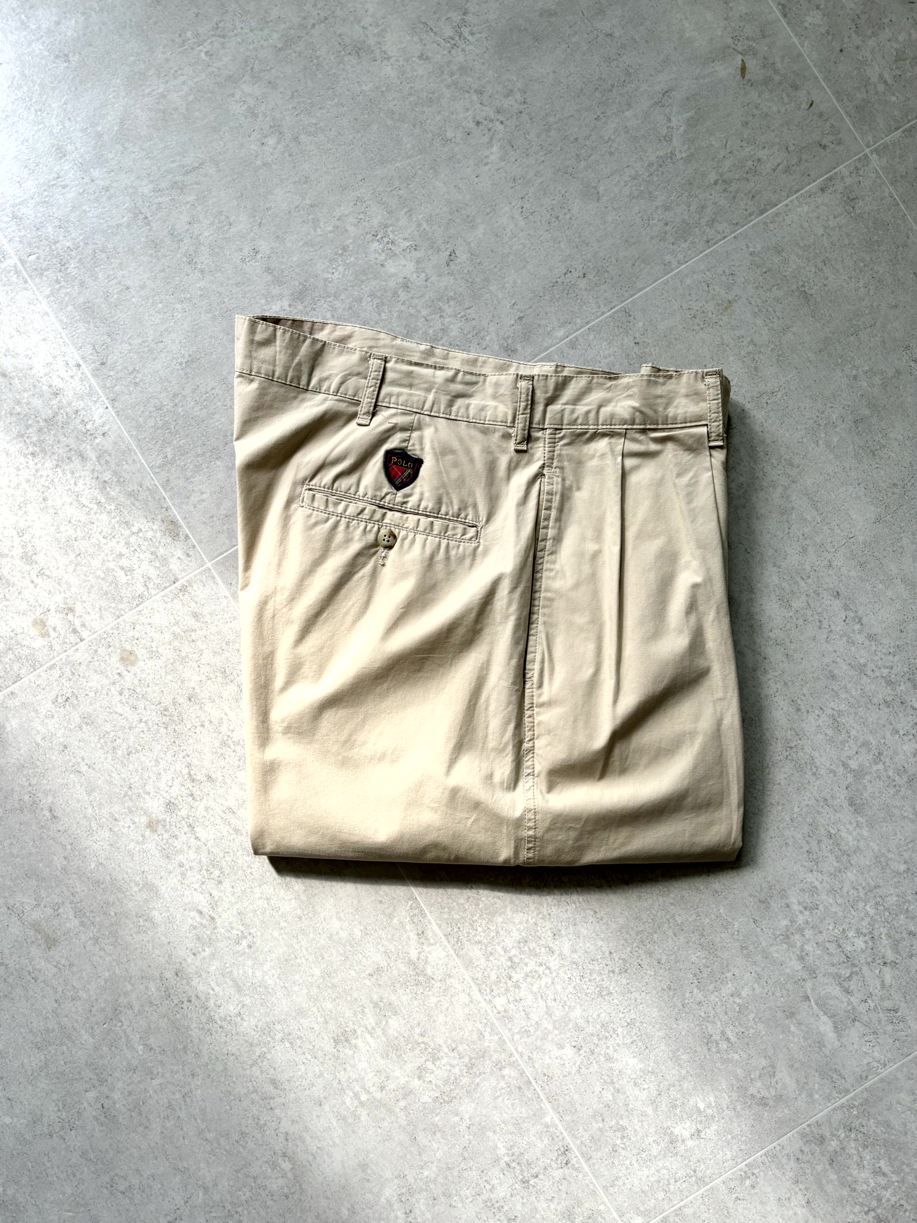 80&#039;s Polo Ralph Lauren Classic Chino Pants 35~36 Size Made In U.S.A. - 체리피커