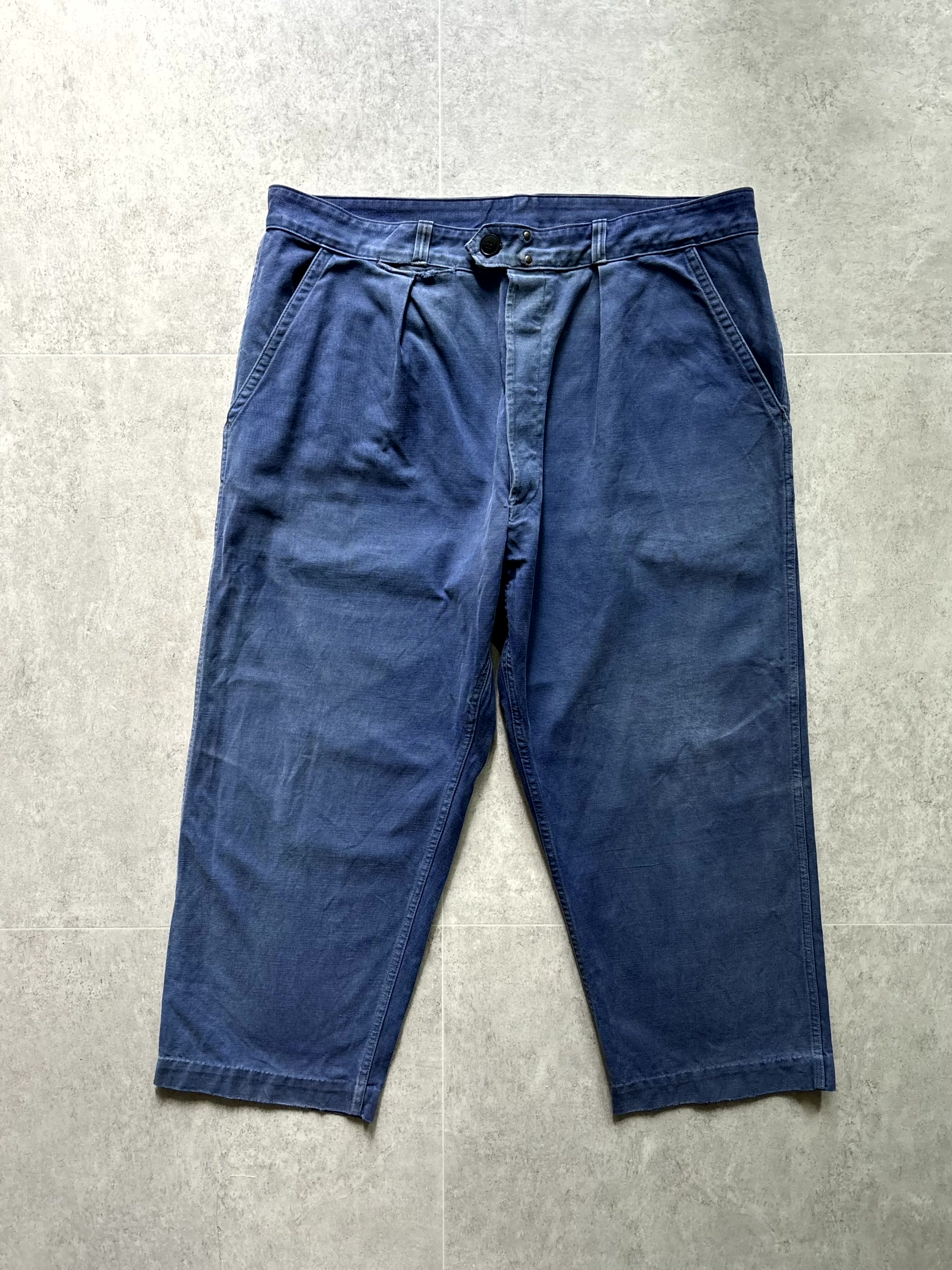 50&#039;s French Work Pants ~40 Size - 체리피커