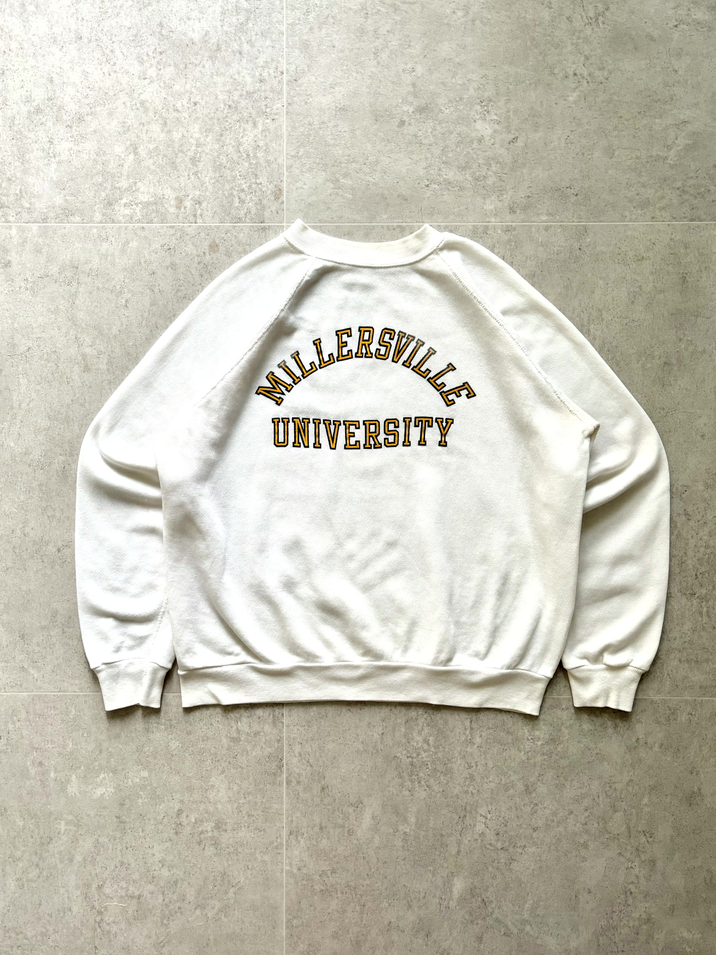 70&#039;s MILLERSVILLE Univ. Vintage Sweatshirt 100~103 Size - 체리피커