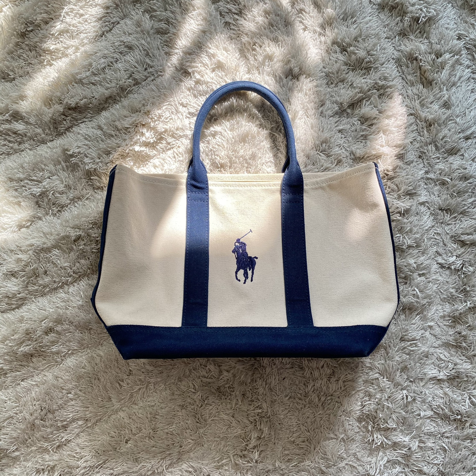 Polo Ralph Lauren Mini Canvas Hand Bag - 체리피커