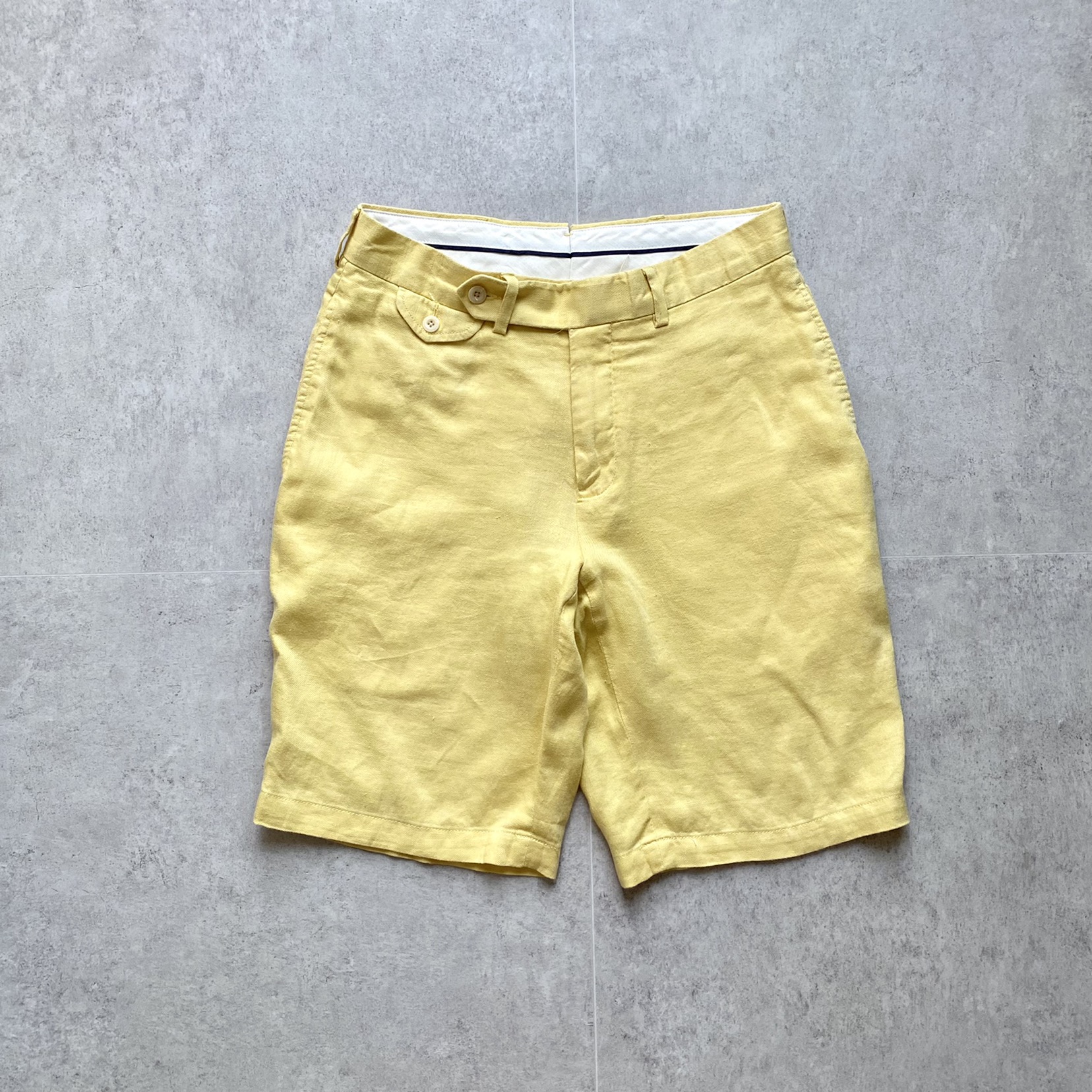 Polo Ralph Lauren Yellow Linen Shorts 29 - 체리피커