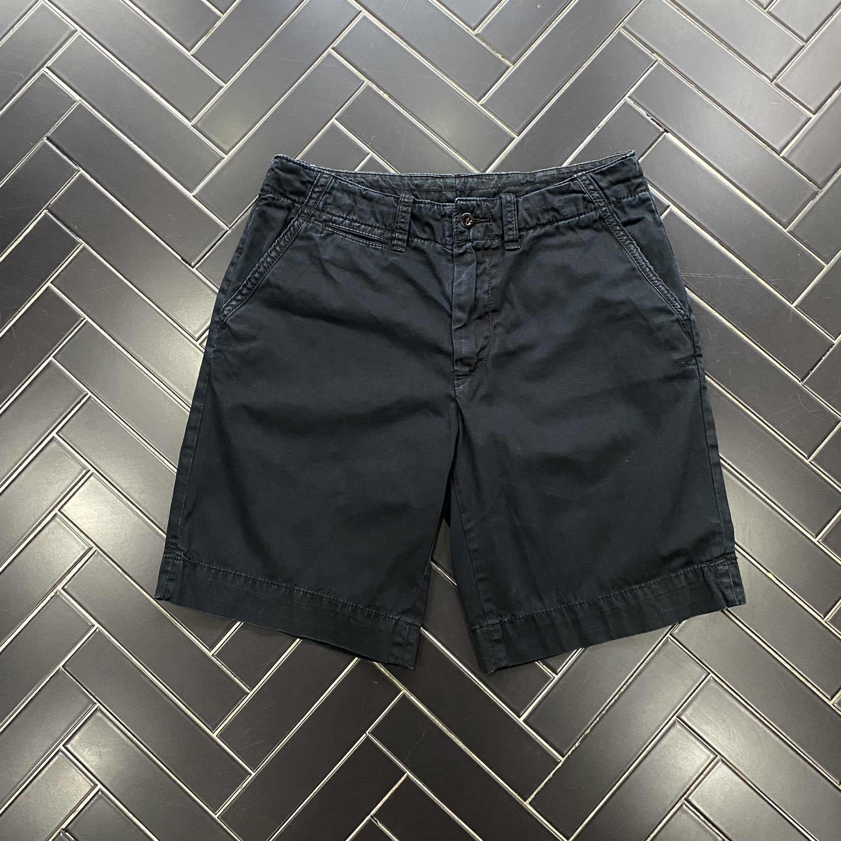 Polo Ralph Lauren Black Cotton Twill Shorts 33(33~36) - 체리피커