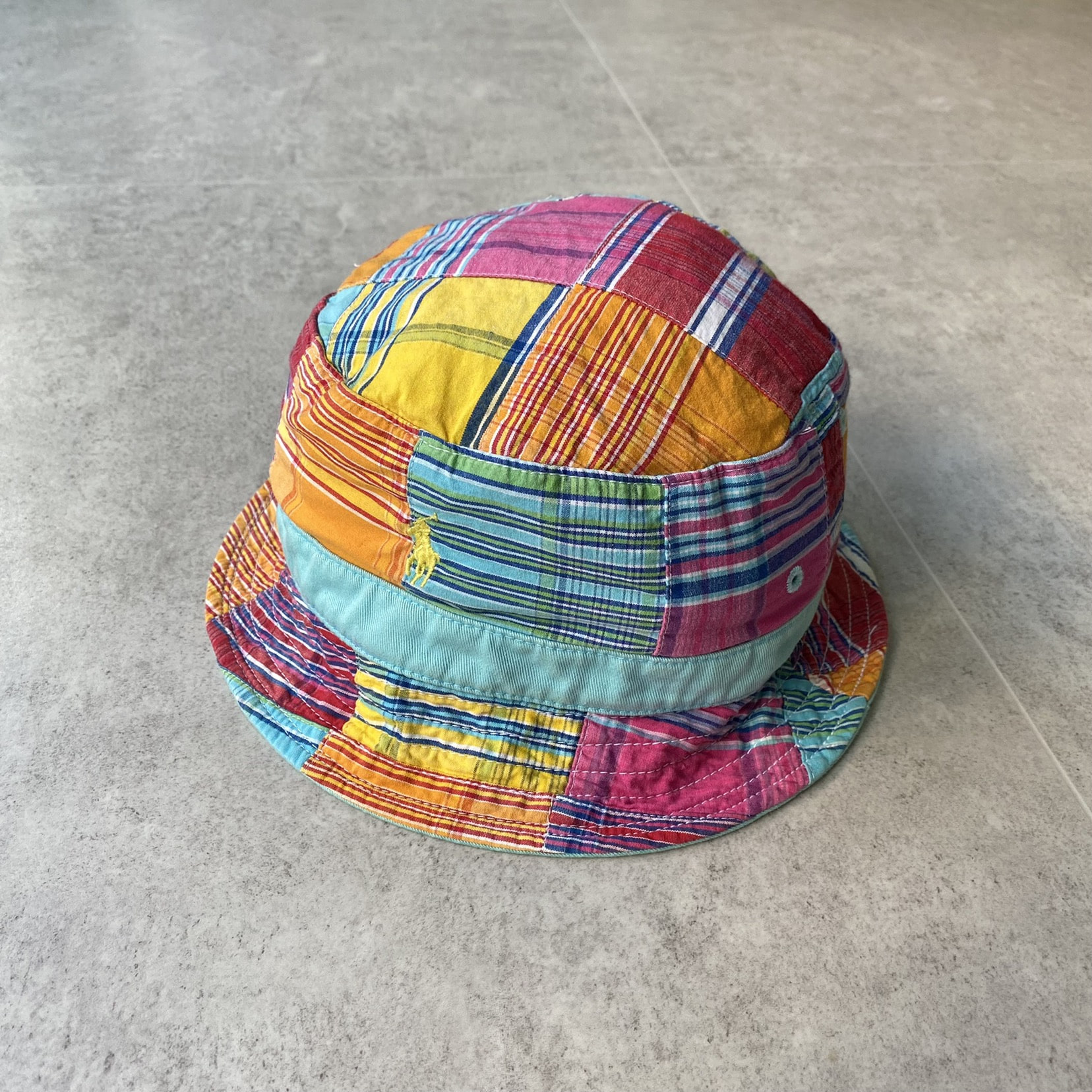 Polo Ralph Lauren Patchwork Bucket Hat - 체리피커