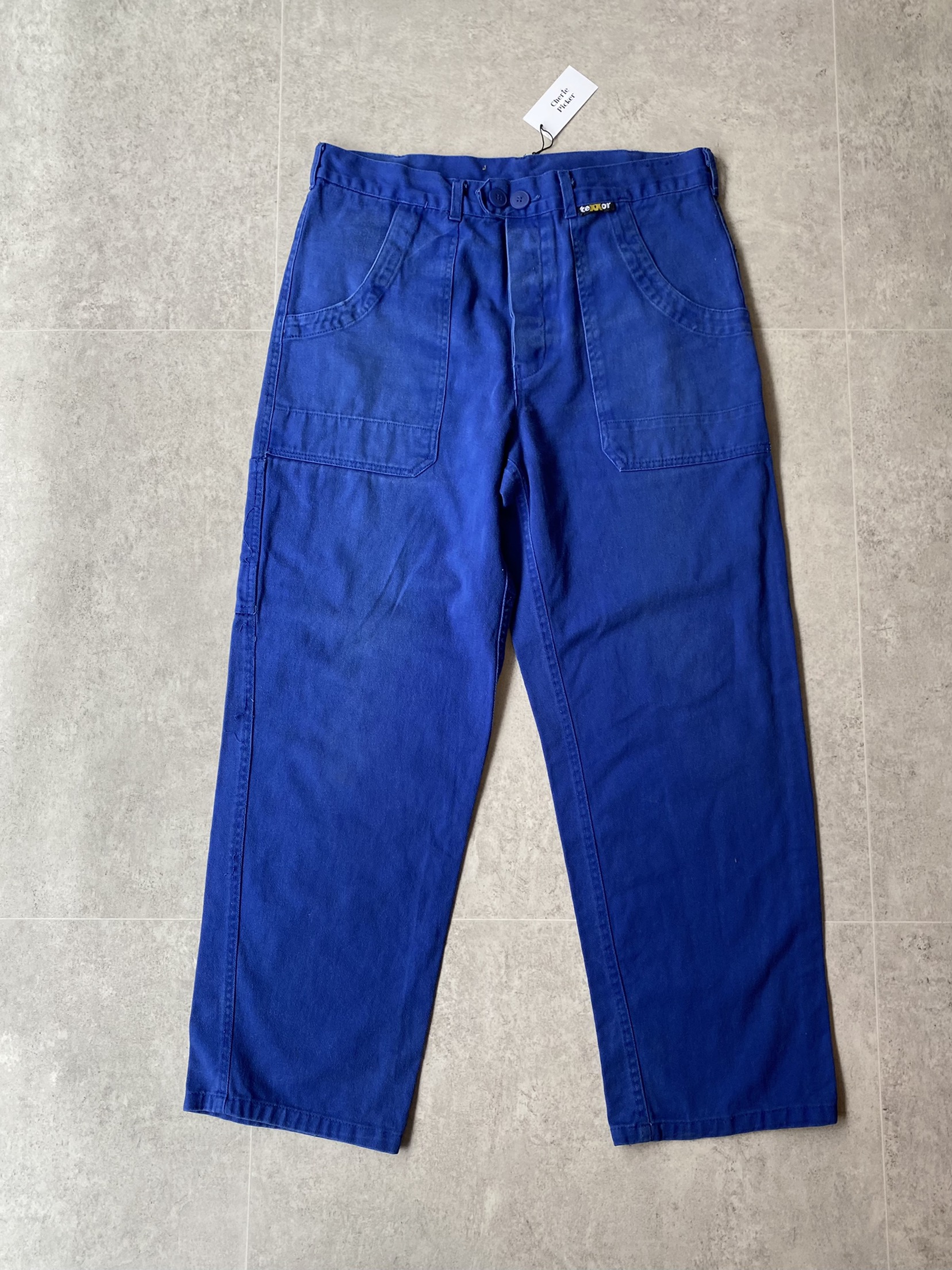 Vintage French Work Pants 32~33 Size - 체리피커