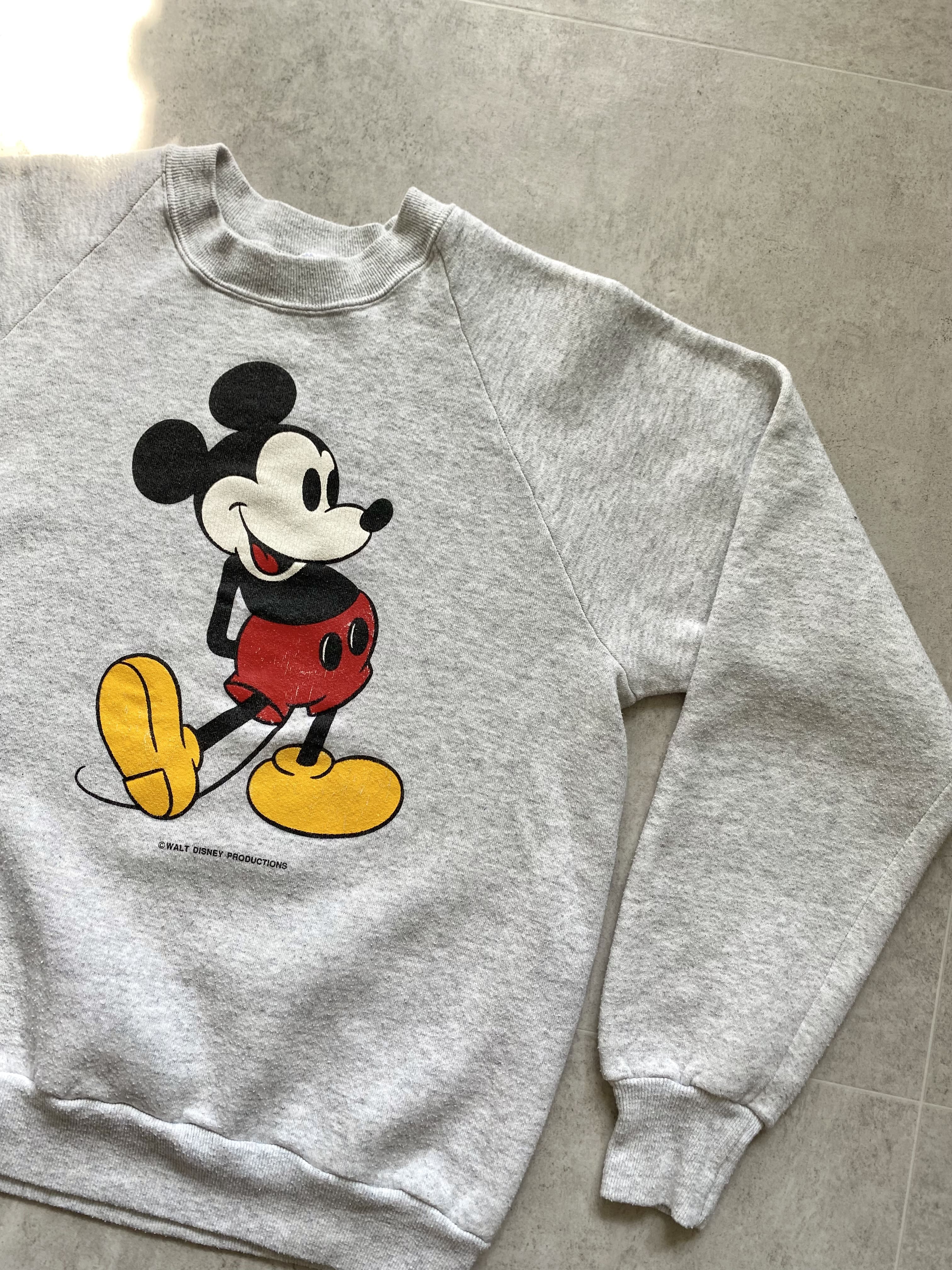 80&#039;s Walt Disney Mickey Mouse Sweatshirt 95~100 - 체리피커