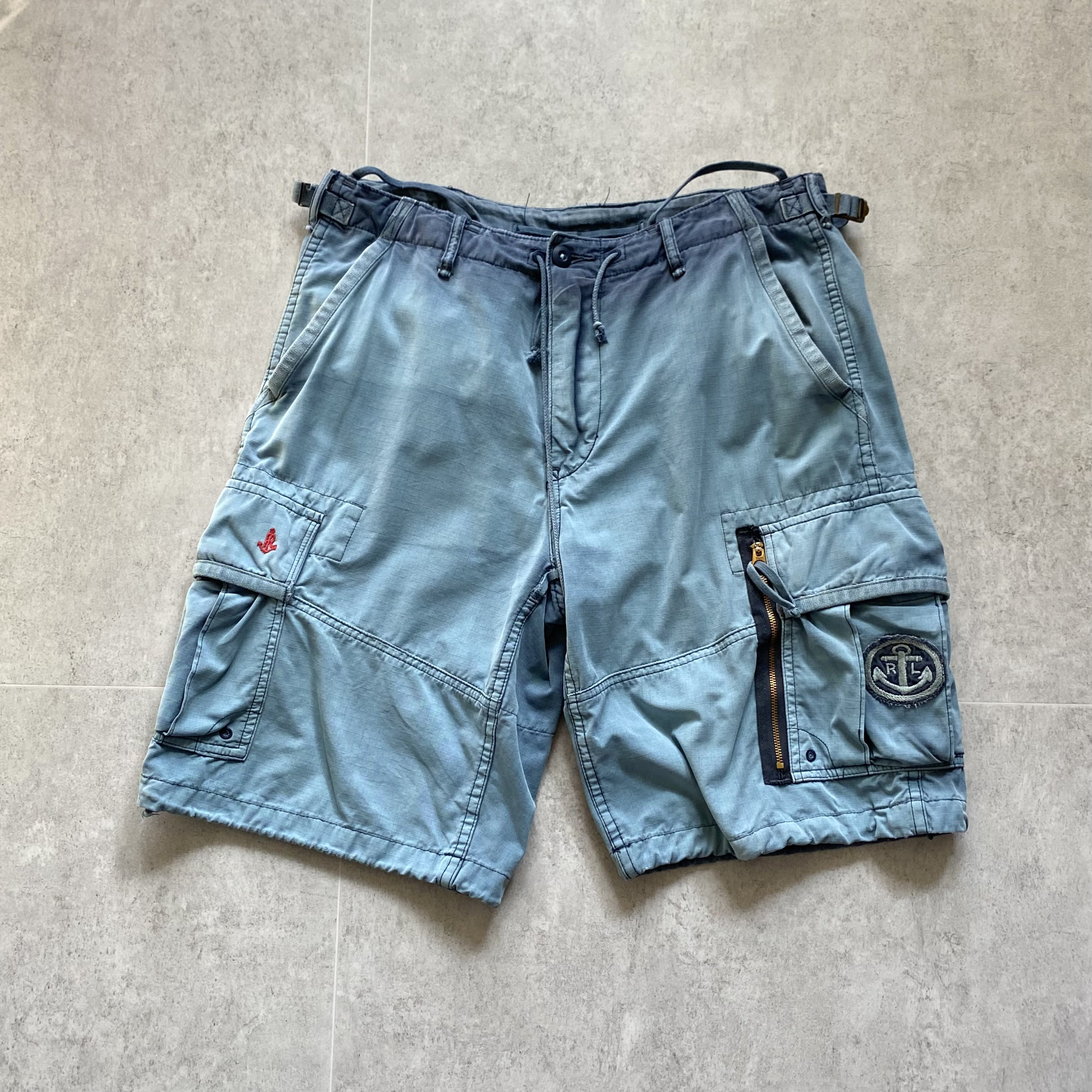 Polo Ralph Lauren Naval Bleached Cargo Shorts 32 - 체리피커