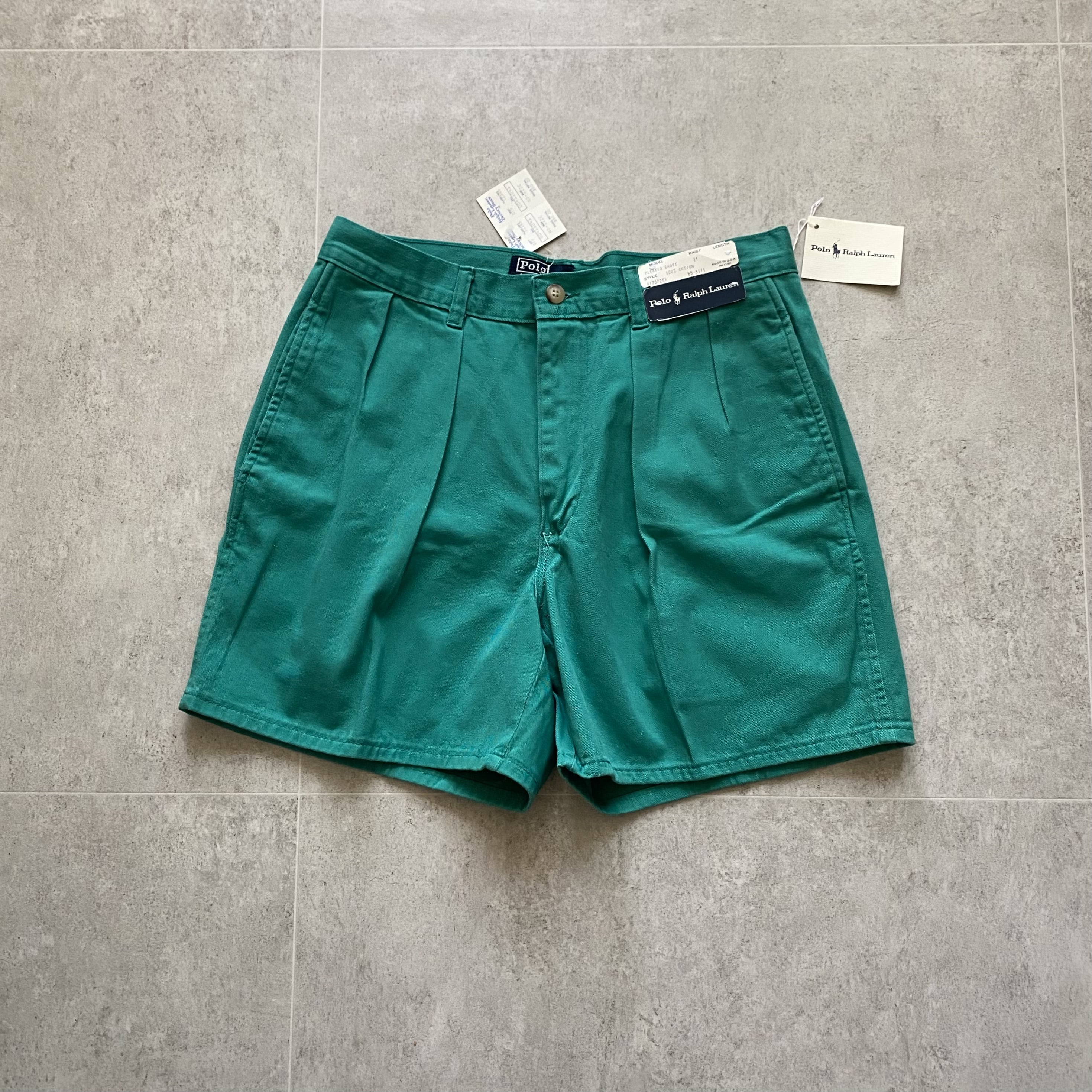 70&#039;s Polo by Ralph Lauren Cotton Classic Shorts 29~30 Size Deadstock - 체리피커