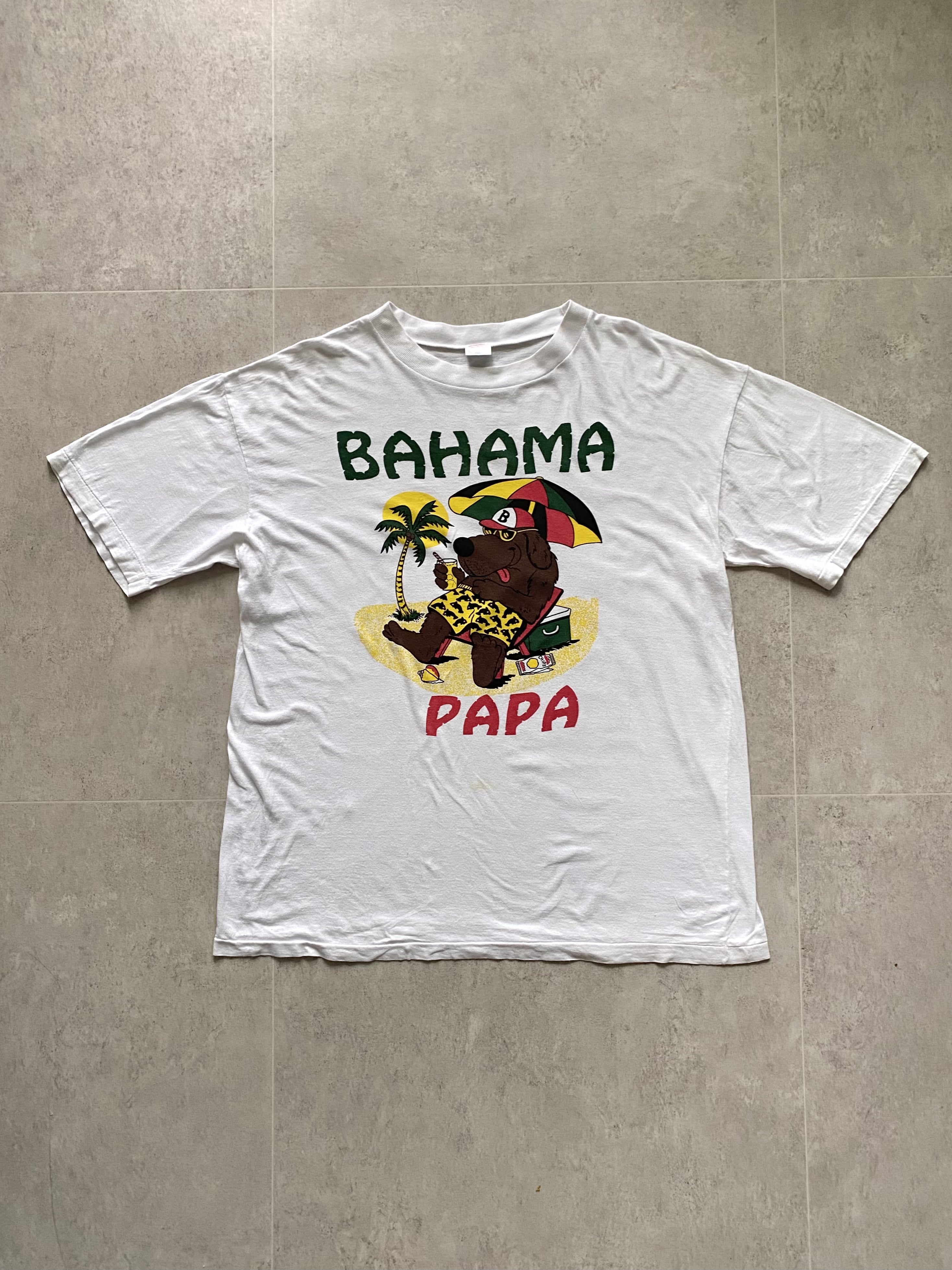 90&#039;s &#039;BAHAMA PAPA&#039; Vintage Single Stitch T-Shirt XXXL(~105) - 체리피커