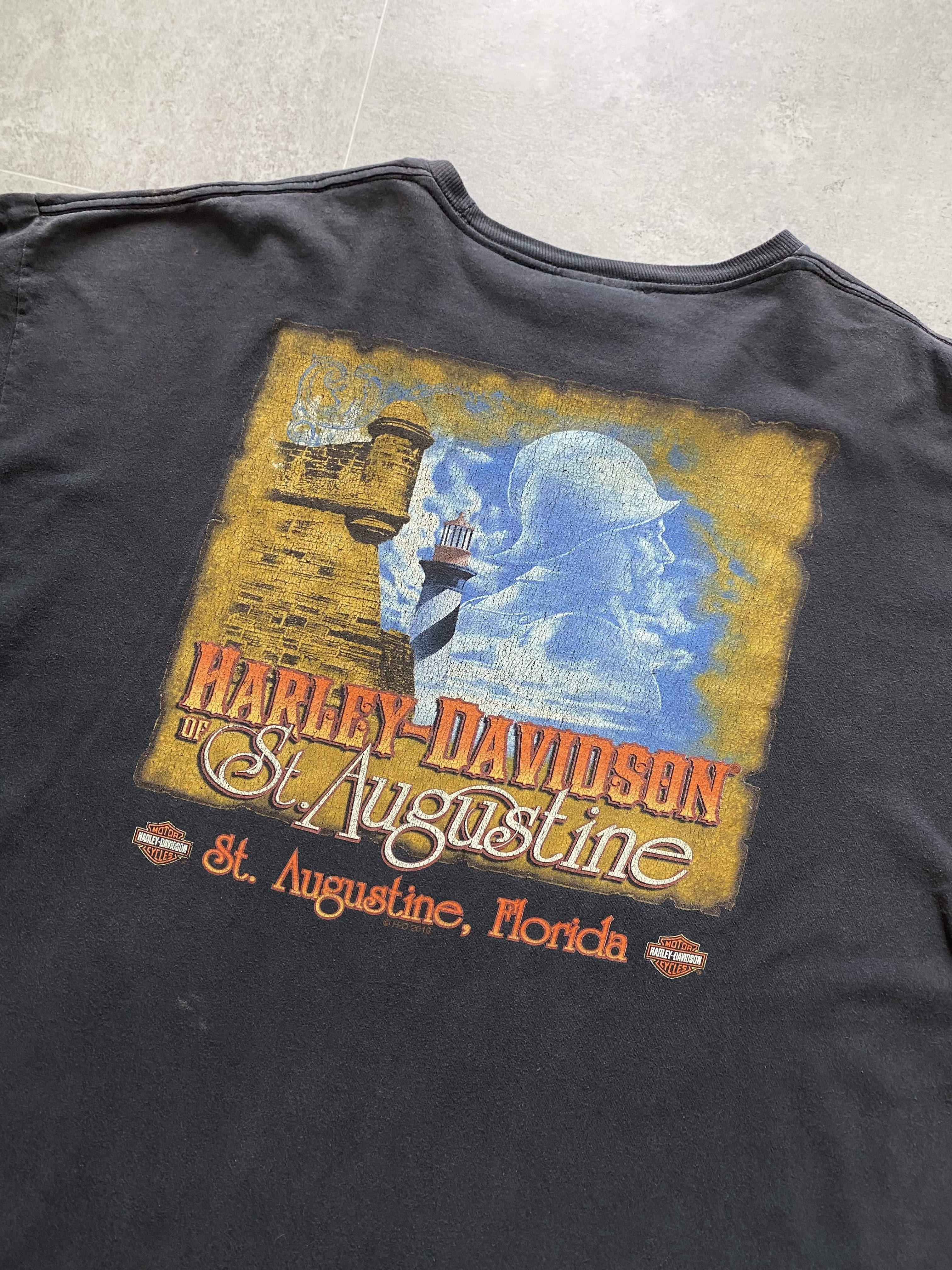 Harley Davidson Graphic T-Shirt 2XL(~108) - 체리피커