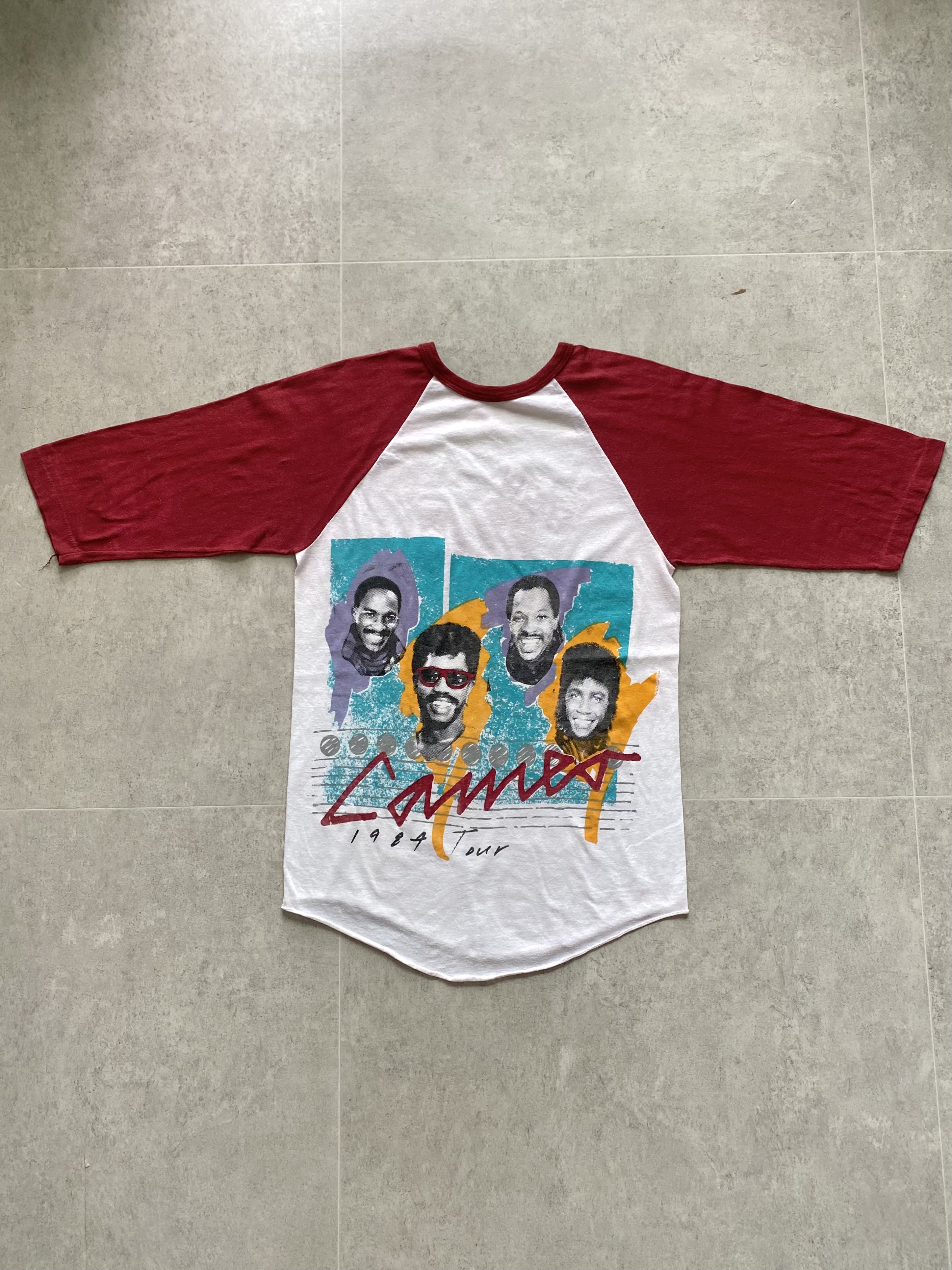 80&#039;s CAMEO 1984 Tour Band T-Shirt 44~55 Size - 체리피커