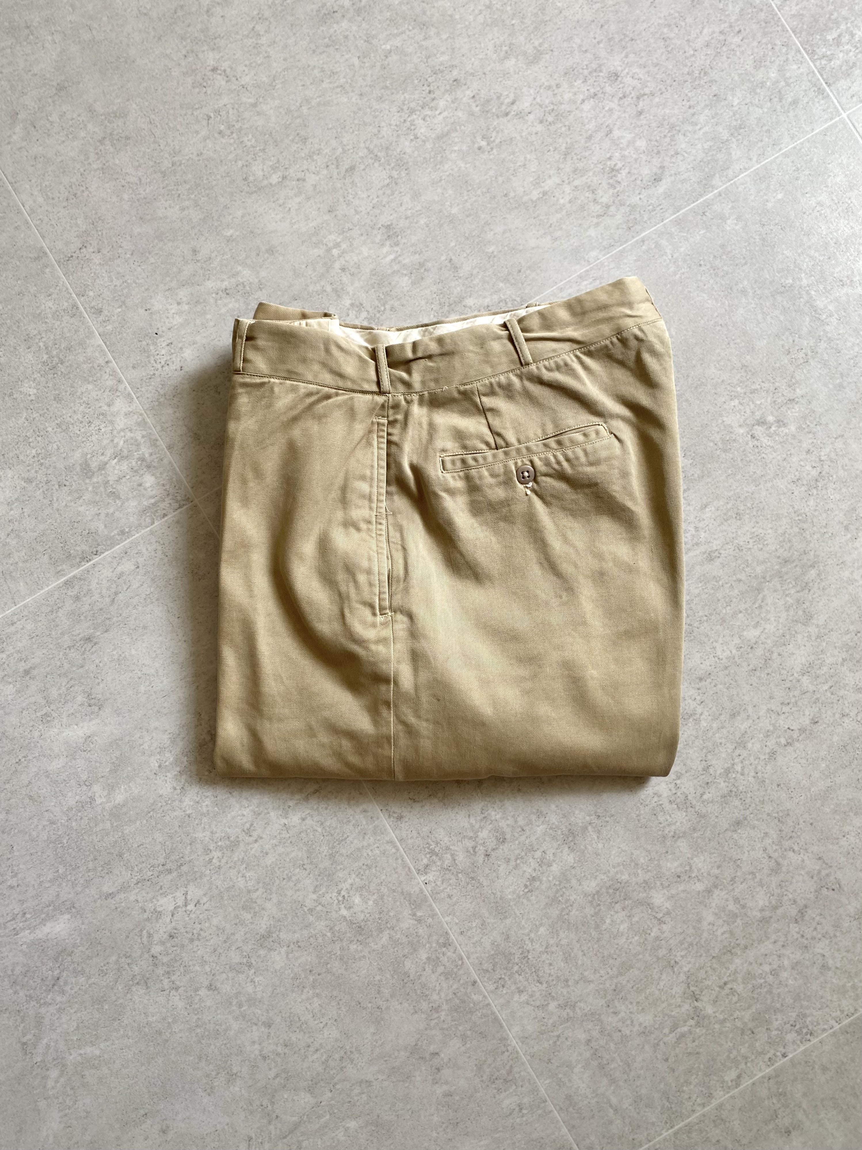 1950&#039;s U.S. Army Khaki Officer Trousers 31 Size - 체리피커