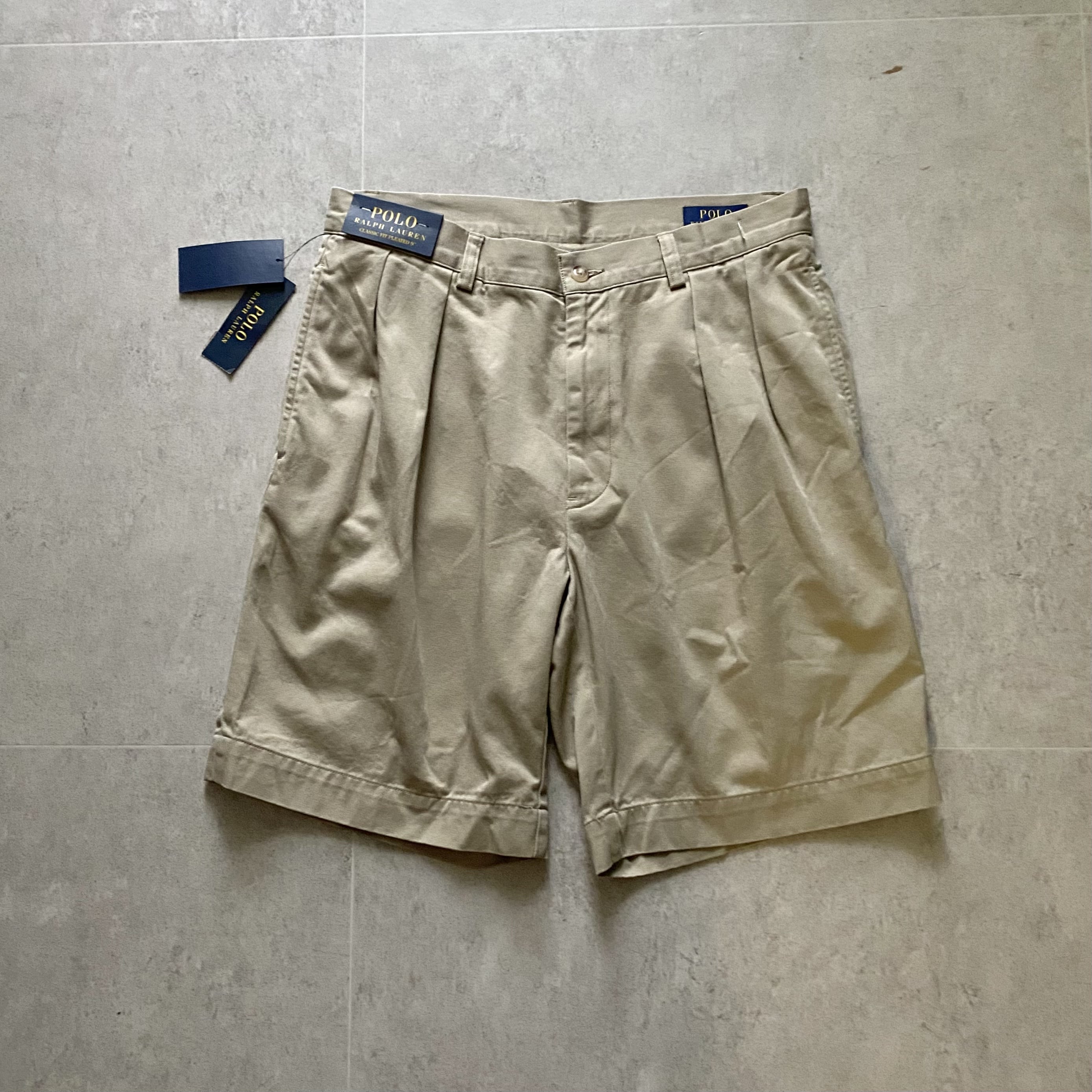 Polo Ralph Lauren 2 Tuck Classic Chino Shorts 30 Size - 체리피커