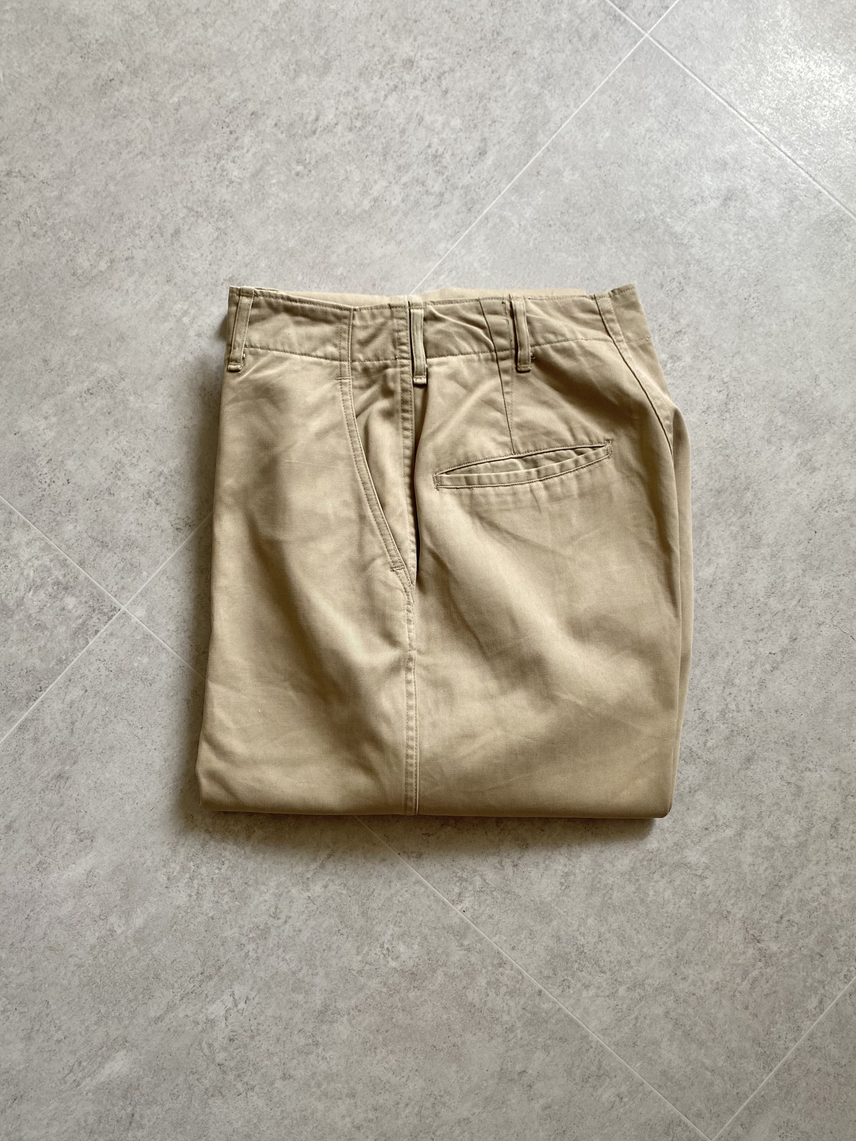 1940&#039;s U.S. Army Khaki Officer Trousers 29 Size - 체리피커