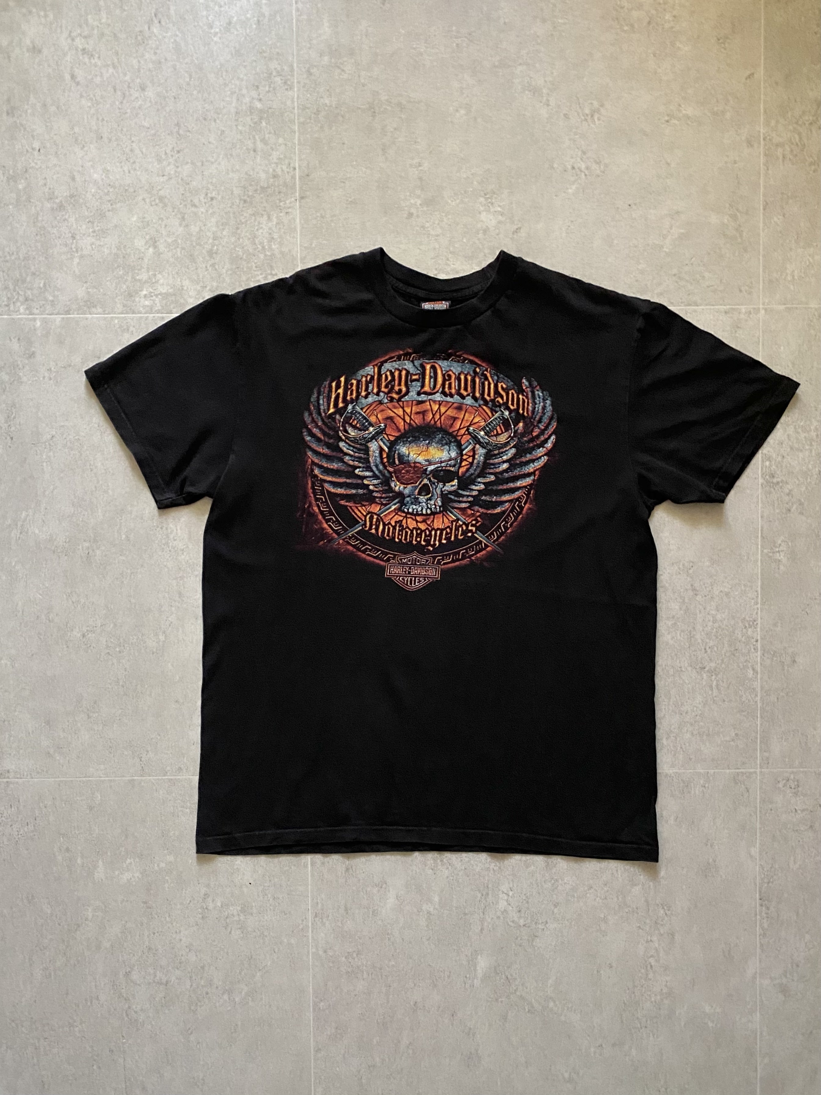 Harley Davidson Print T-Shirt XL(~105) - 체리피커