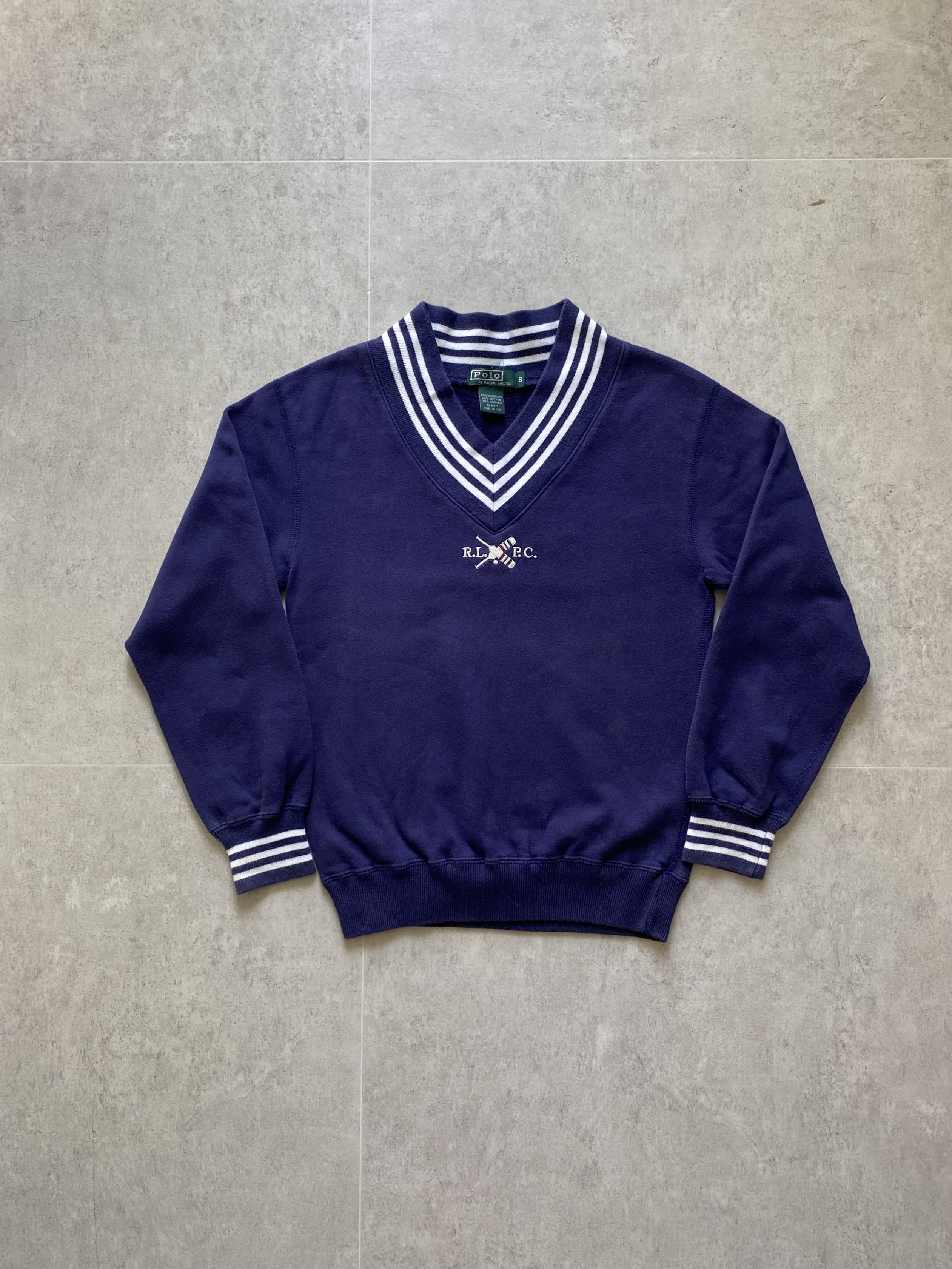 Polo Ralph Lauren R.L.P.C. Cricket V-neck Sweatshirt S(44~55) - 체리피커