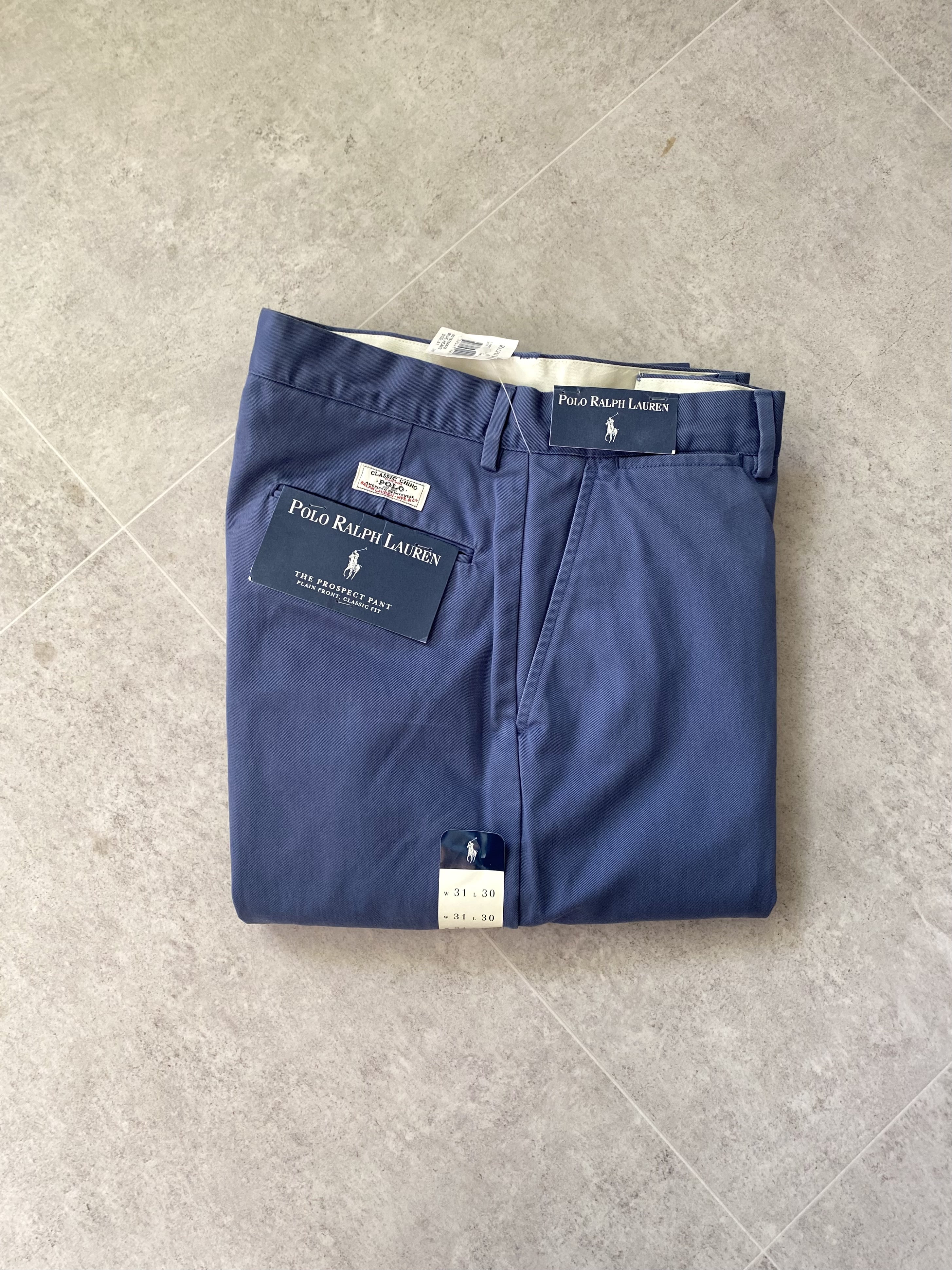 (Deadstock) 1990&#039;s Polo Ralph Lauren &#039;PROSPECT&#039; Cotton Pants 30 Size - 체리피커